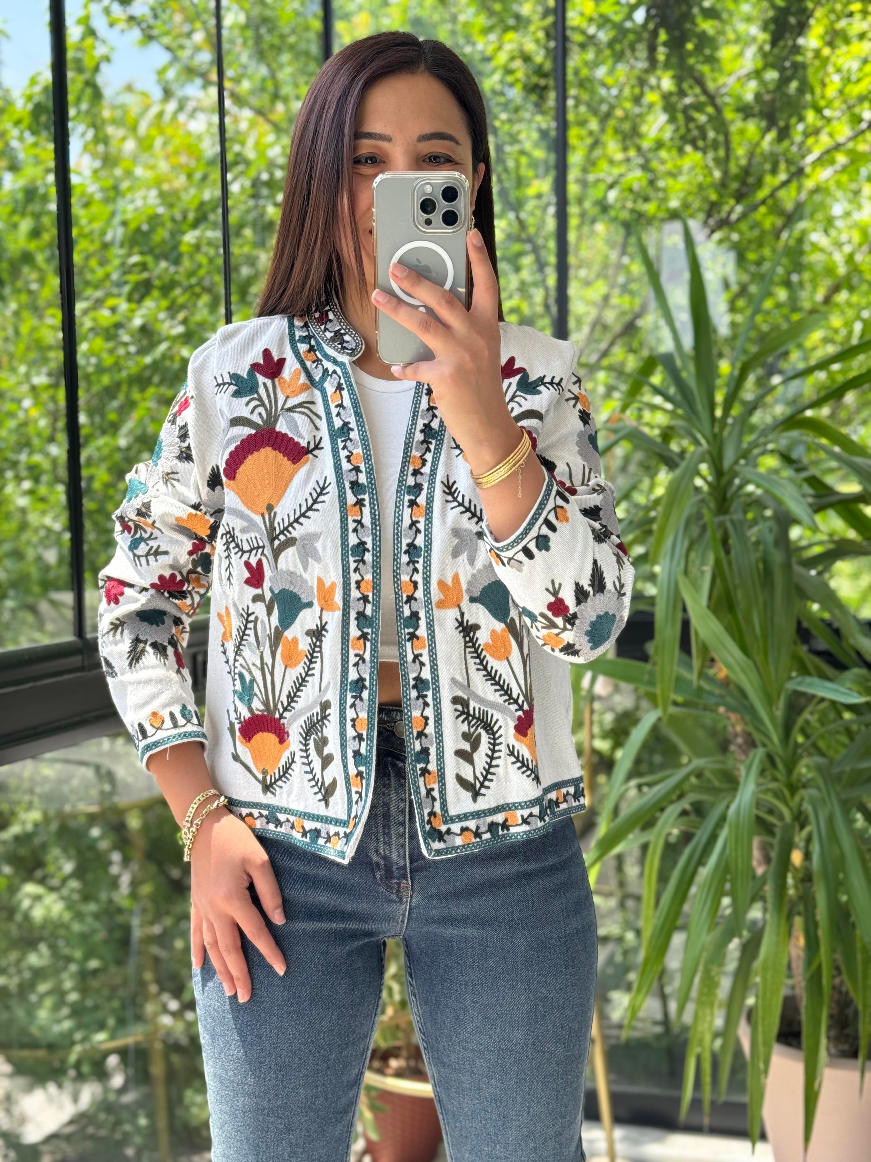 Lüx İşlemeli Ceket Renkli