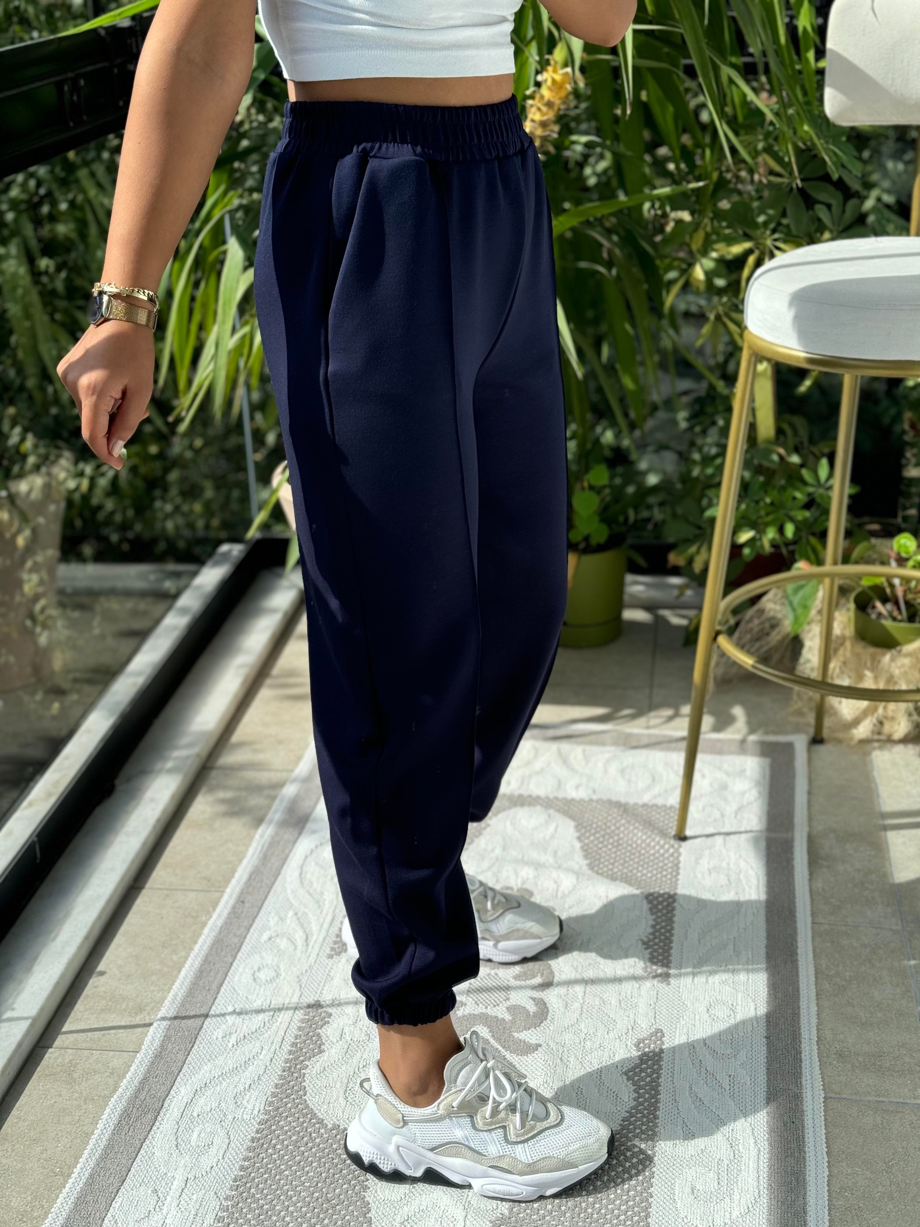 Önü Fitilli Eşofman Lacivert