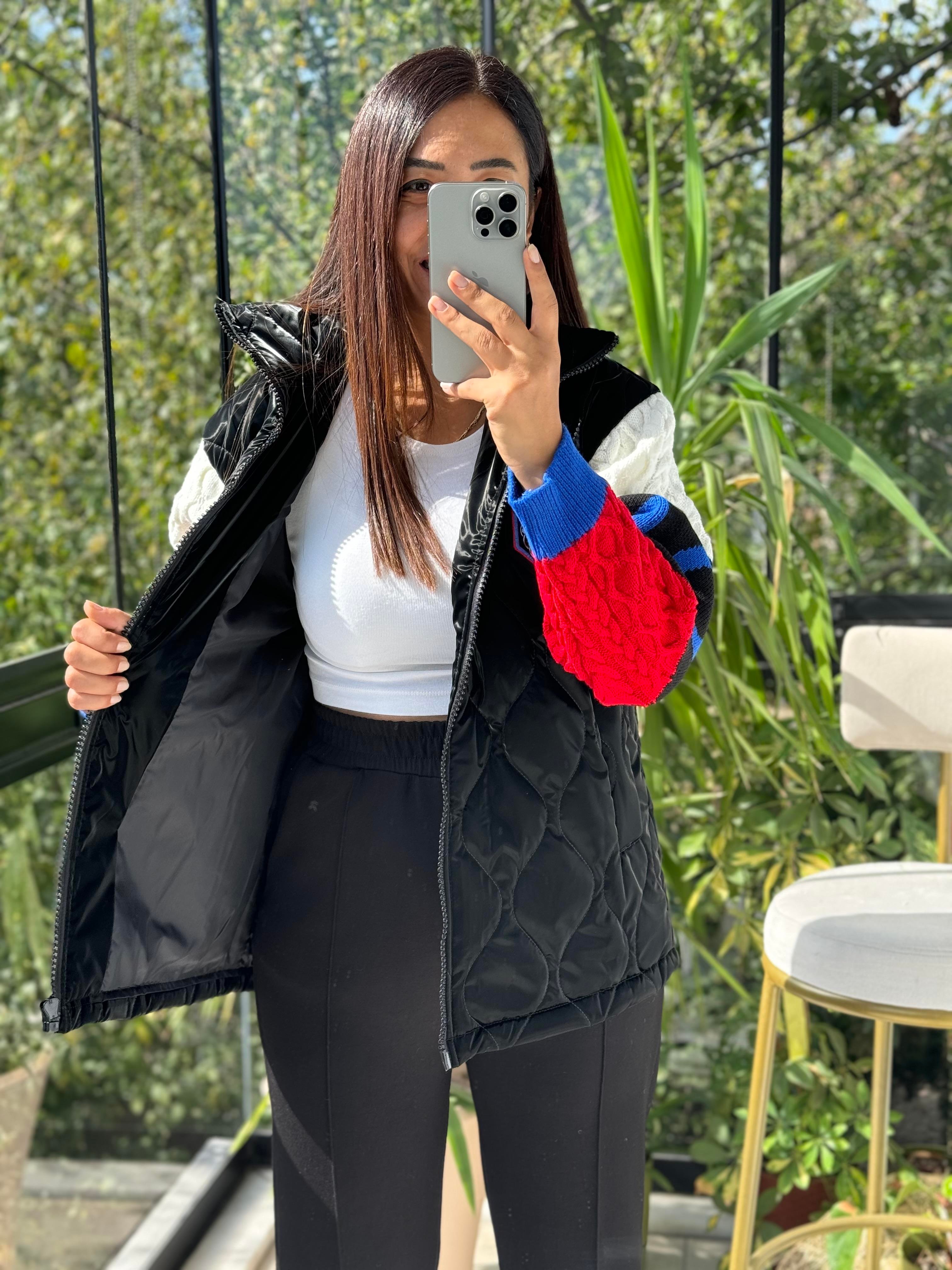 Pearl Triko Mont Siyah