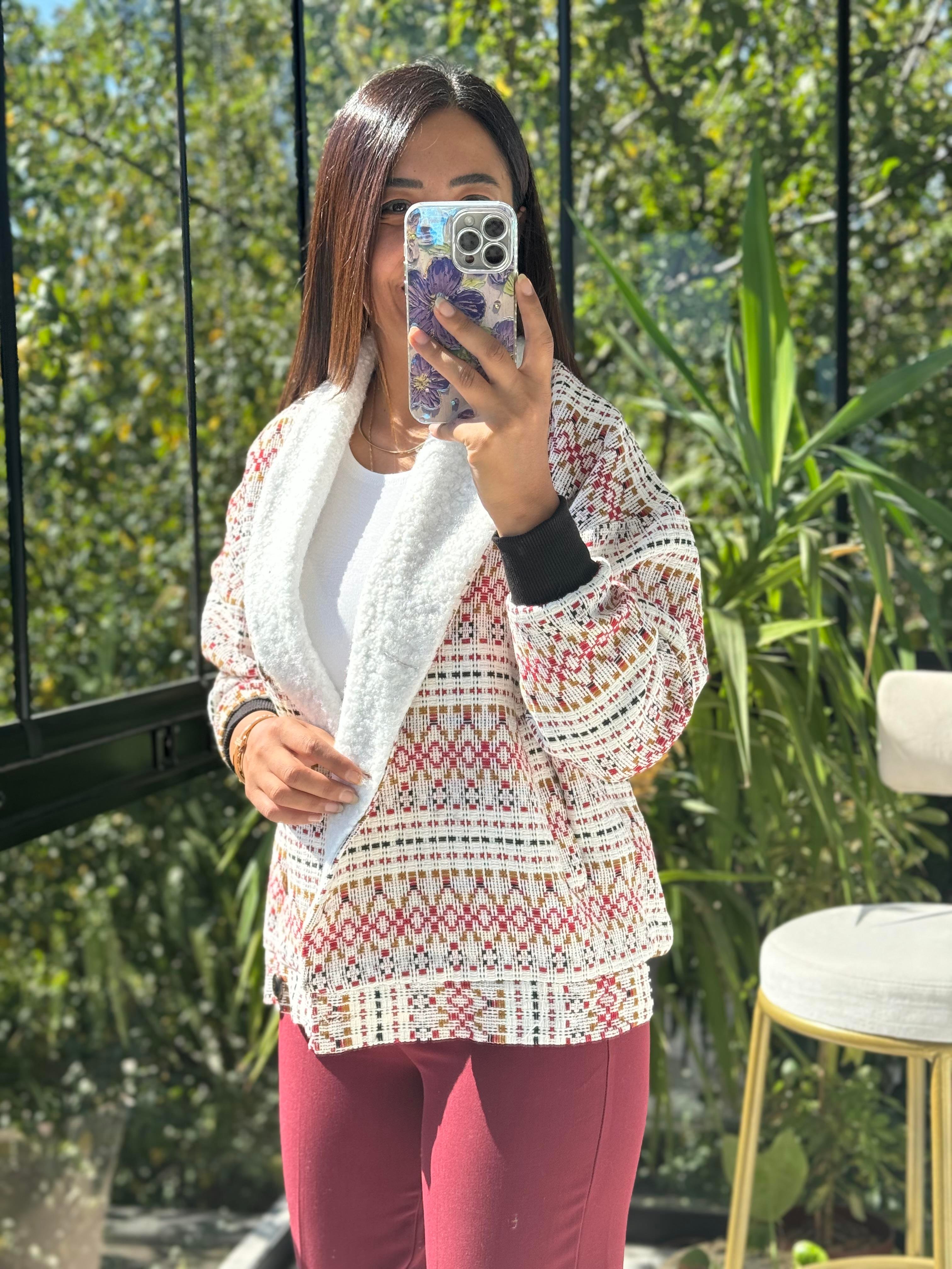 Pelüş Mont Kırmızı