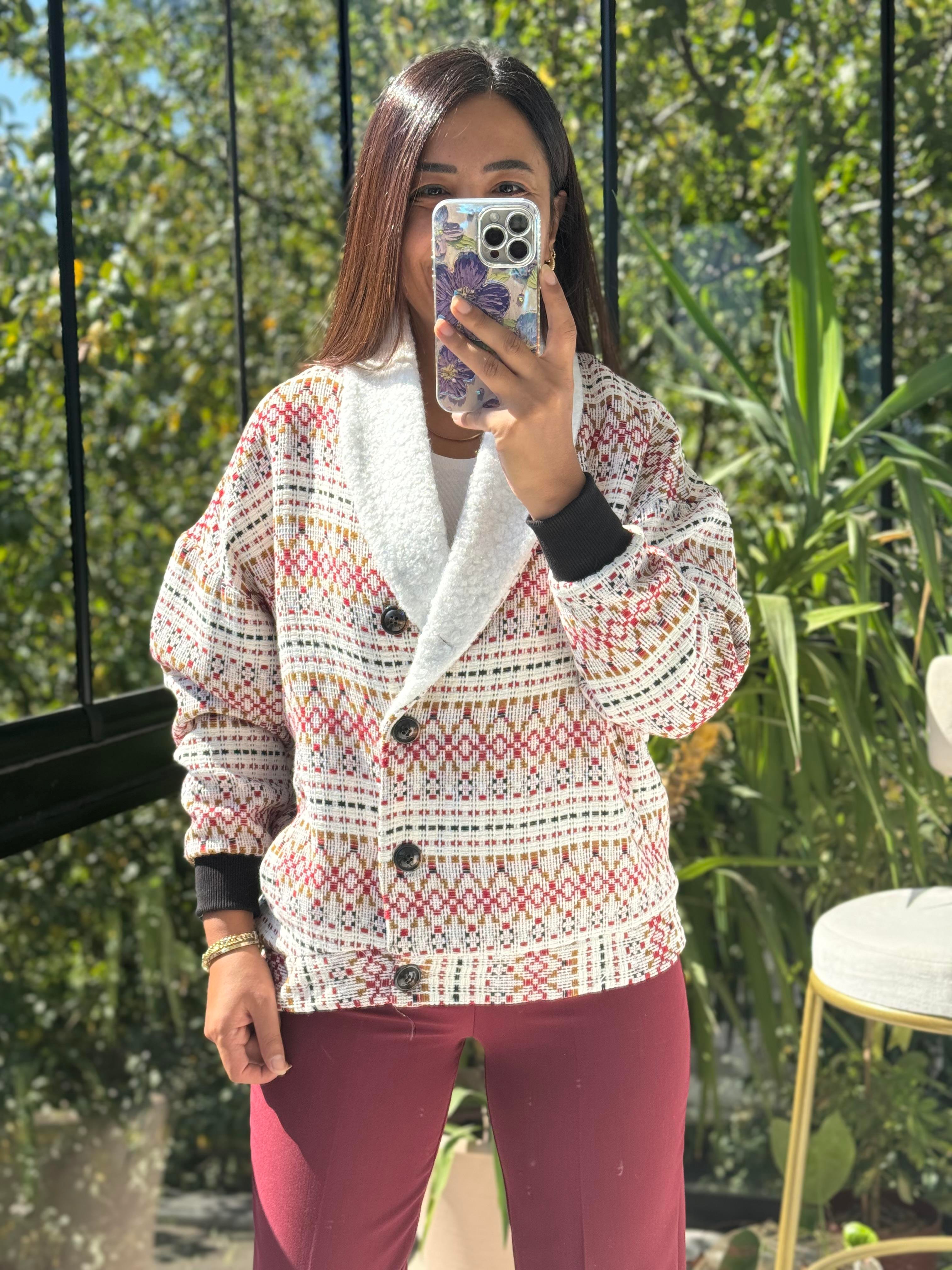 Pelüş Mont Kırmızı