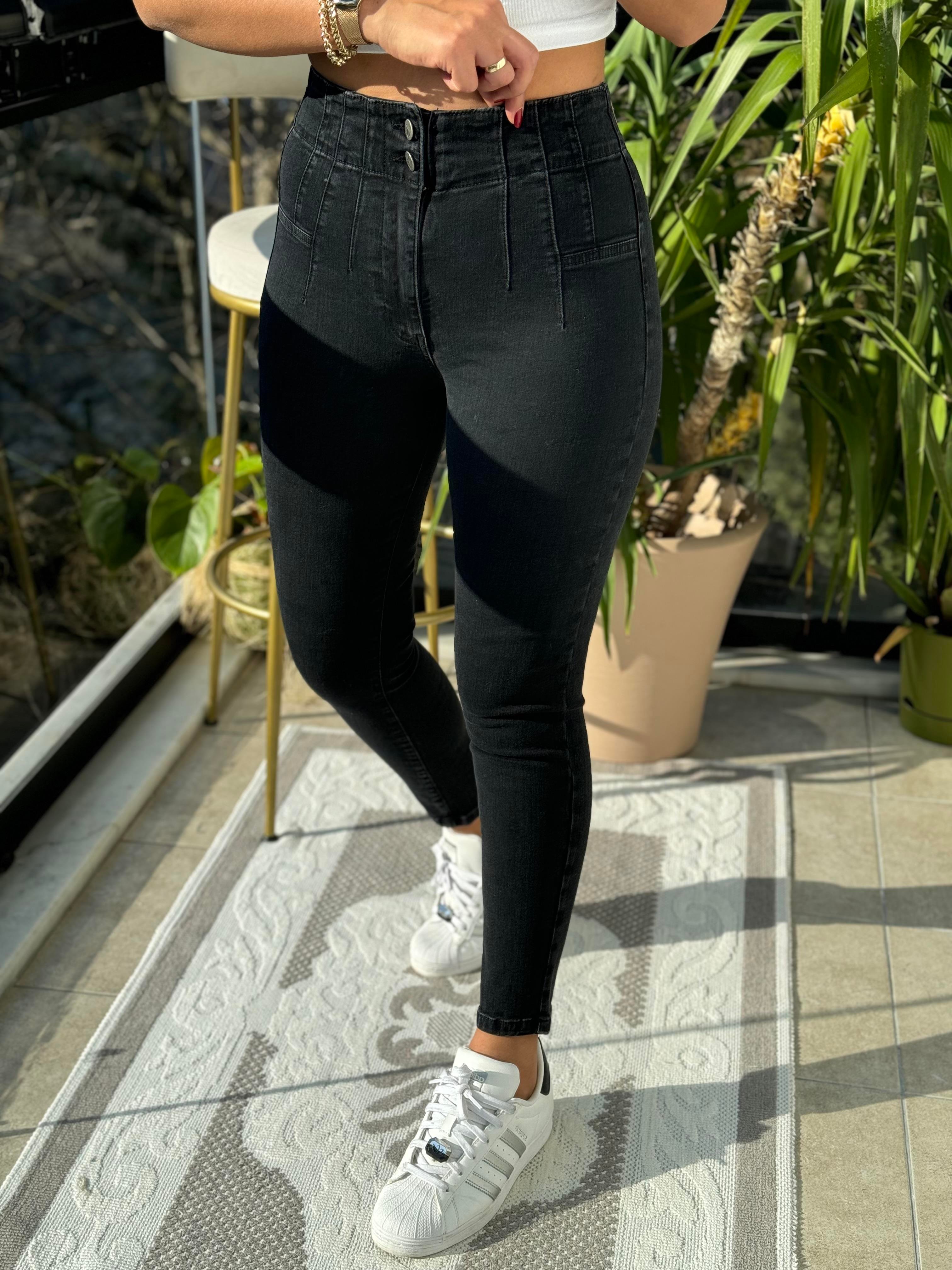 Pensli Skinny Kot Pantolon Antrasit