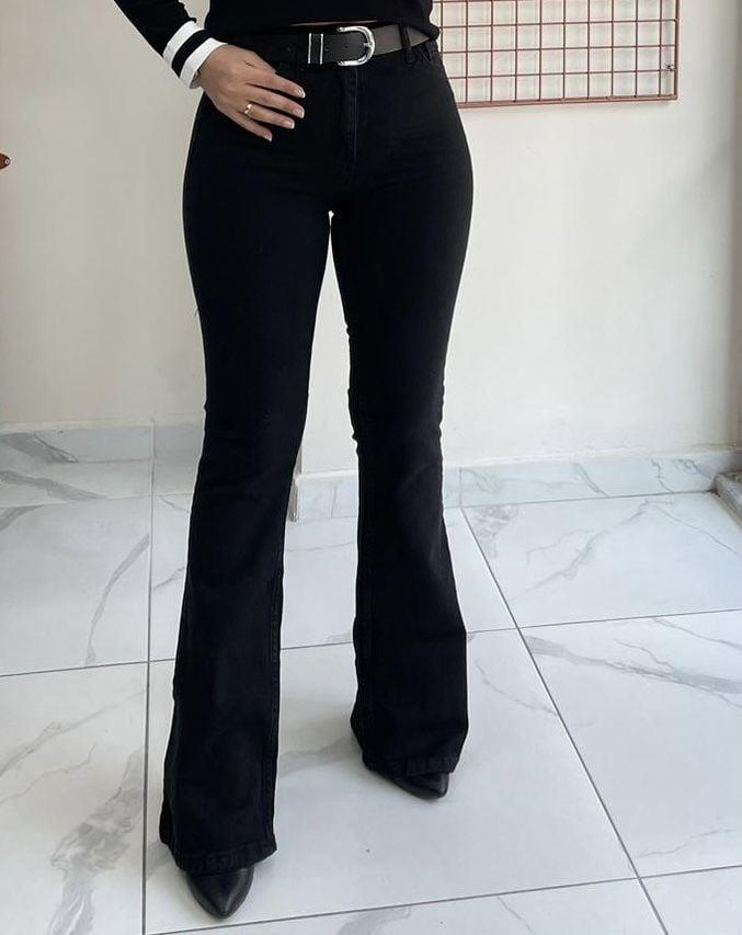 Siyah İspanyol Jean