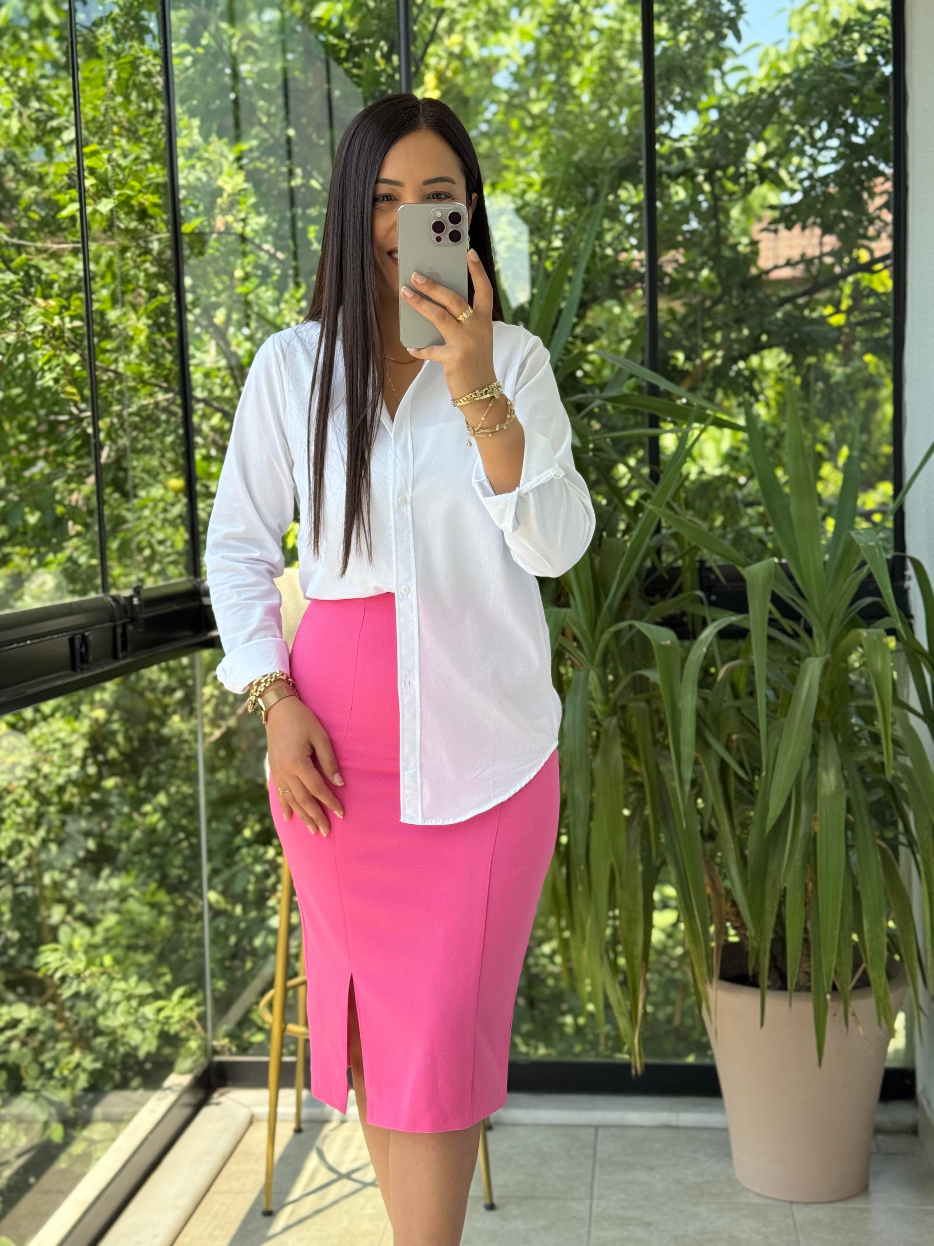 Slimfit Gömlek Beyaz
