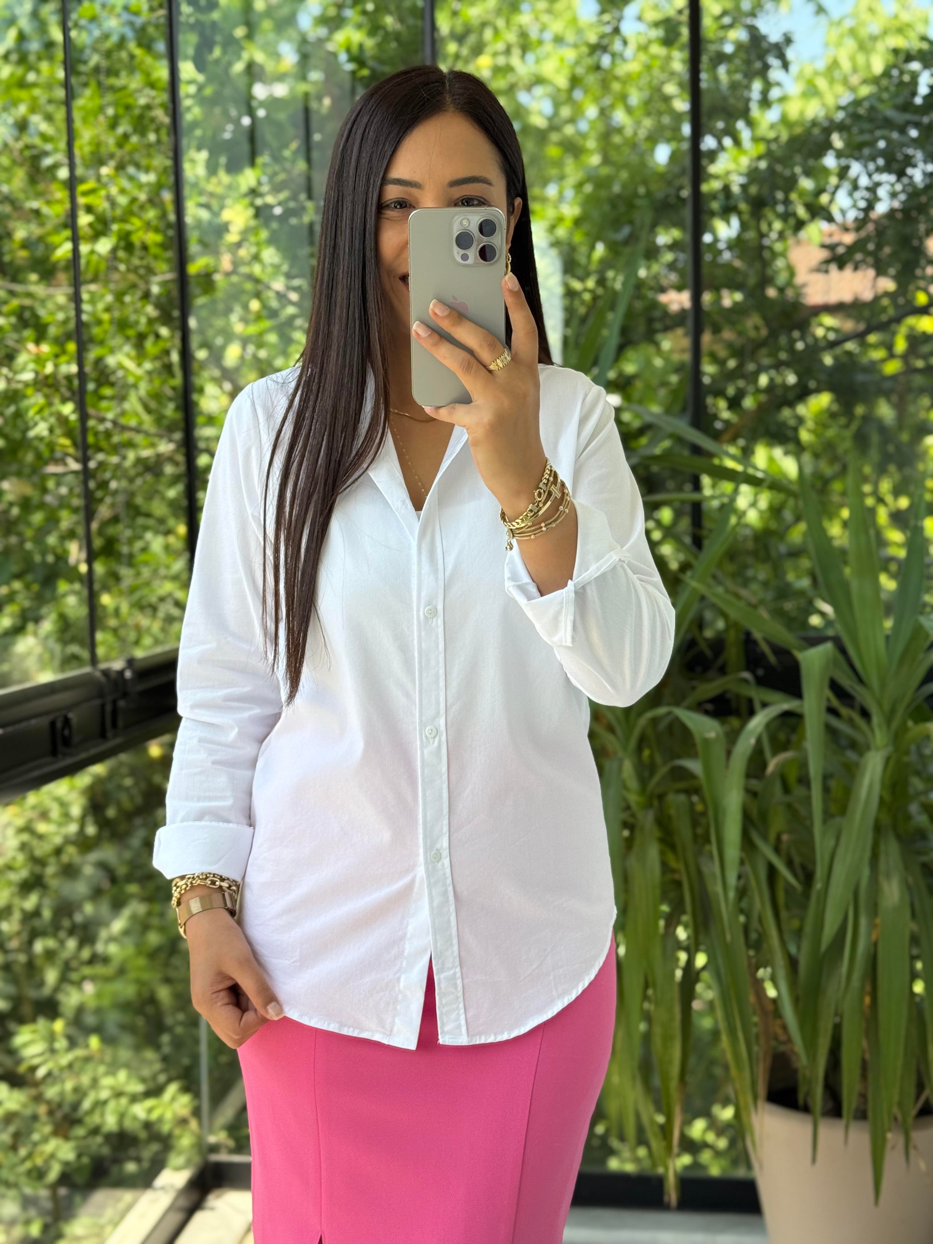 Slimfit Gömlek Beyaz