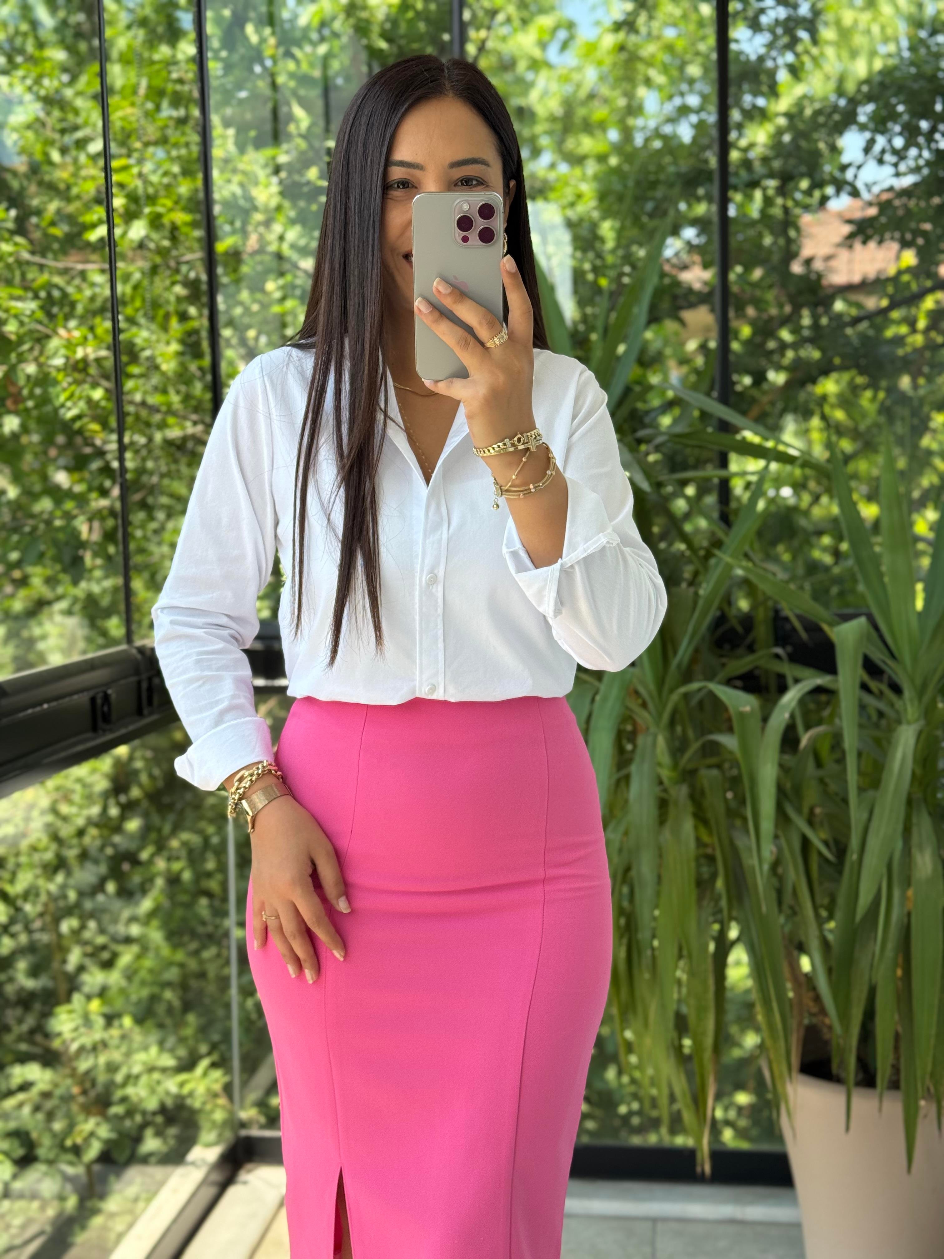 Slimfit Gömlek Beyaz
