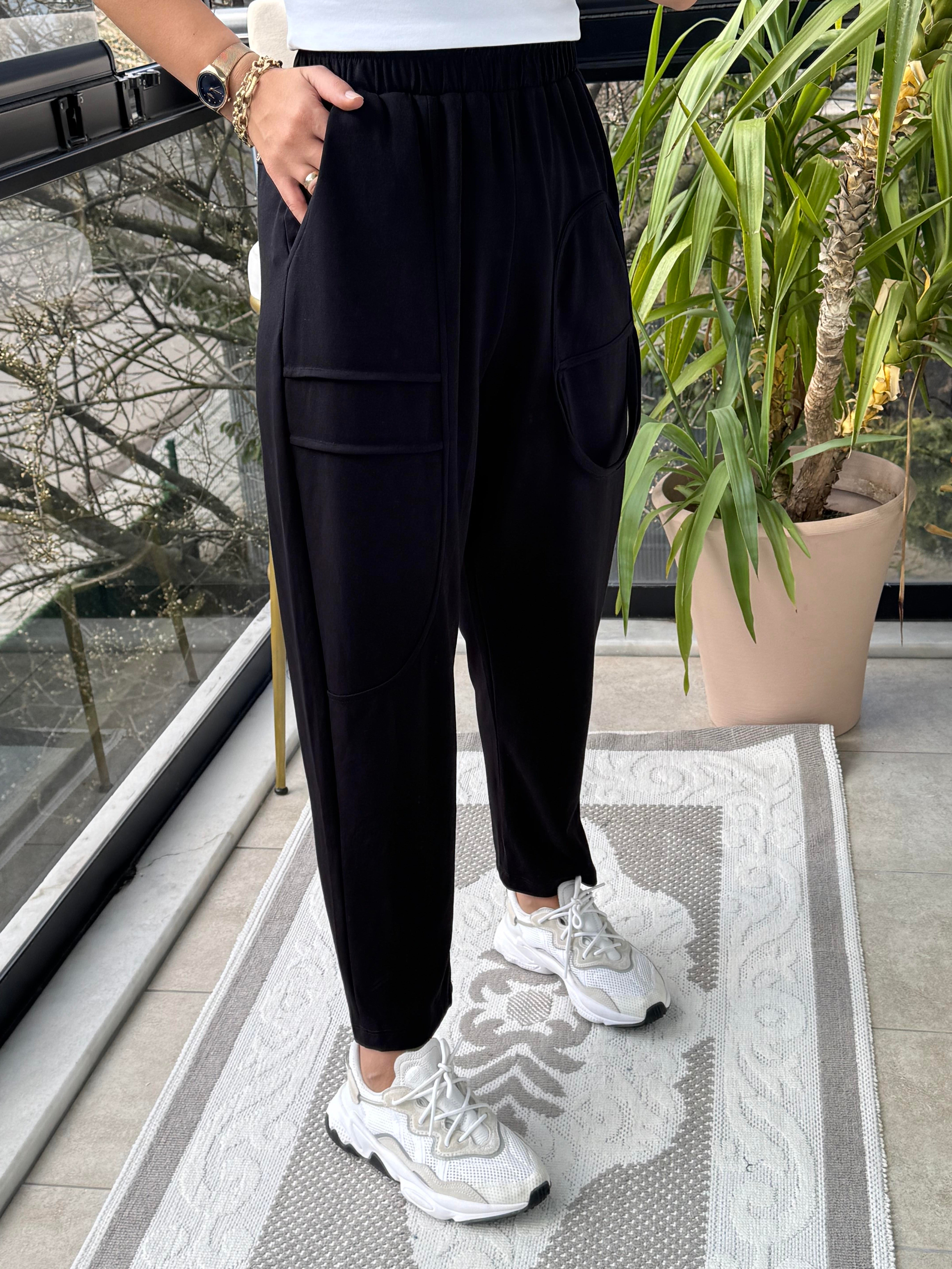 Tasarım Eşofman Siyah