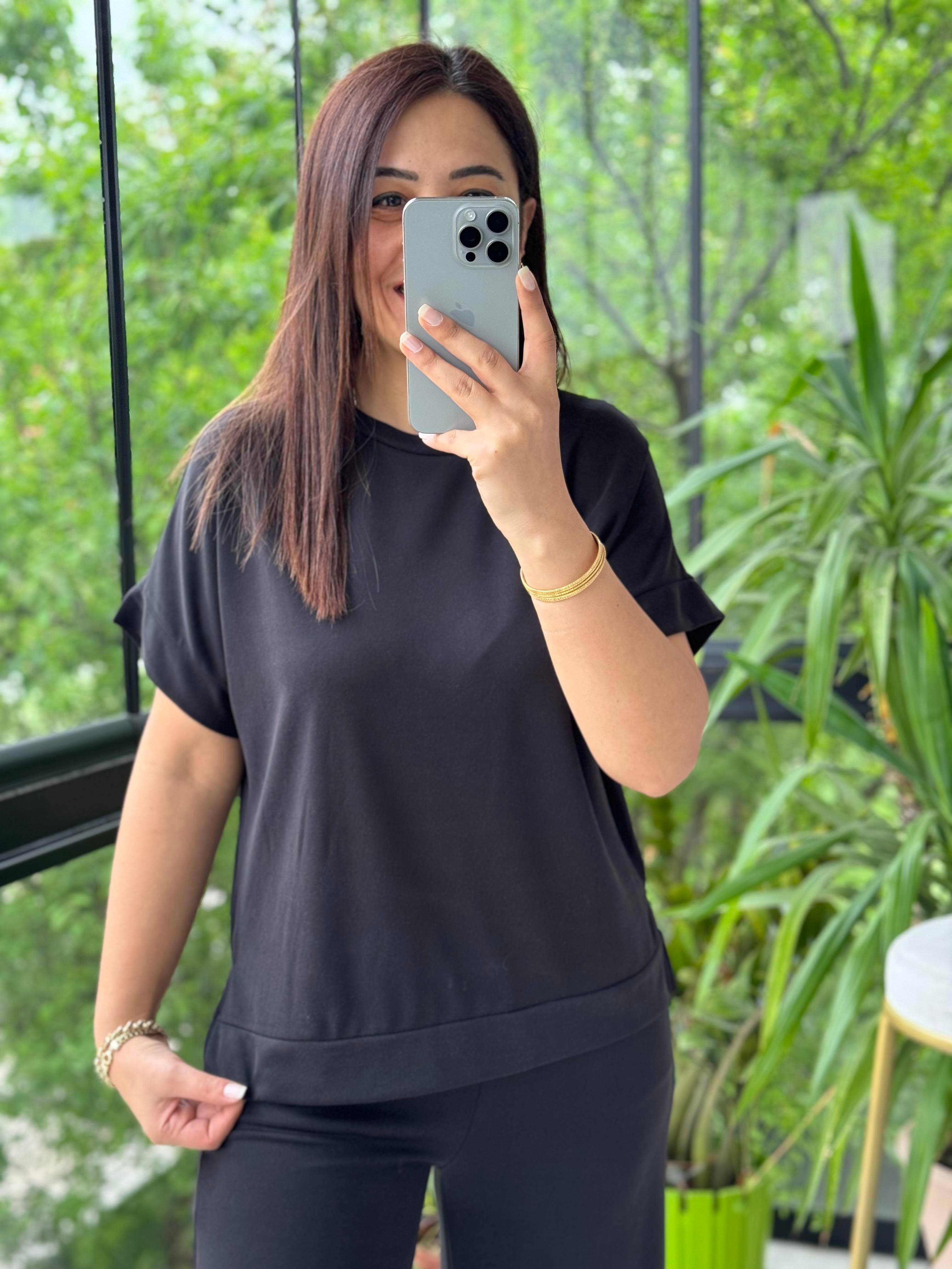 Tişört Pantolon Takım Siyah