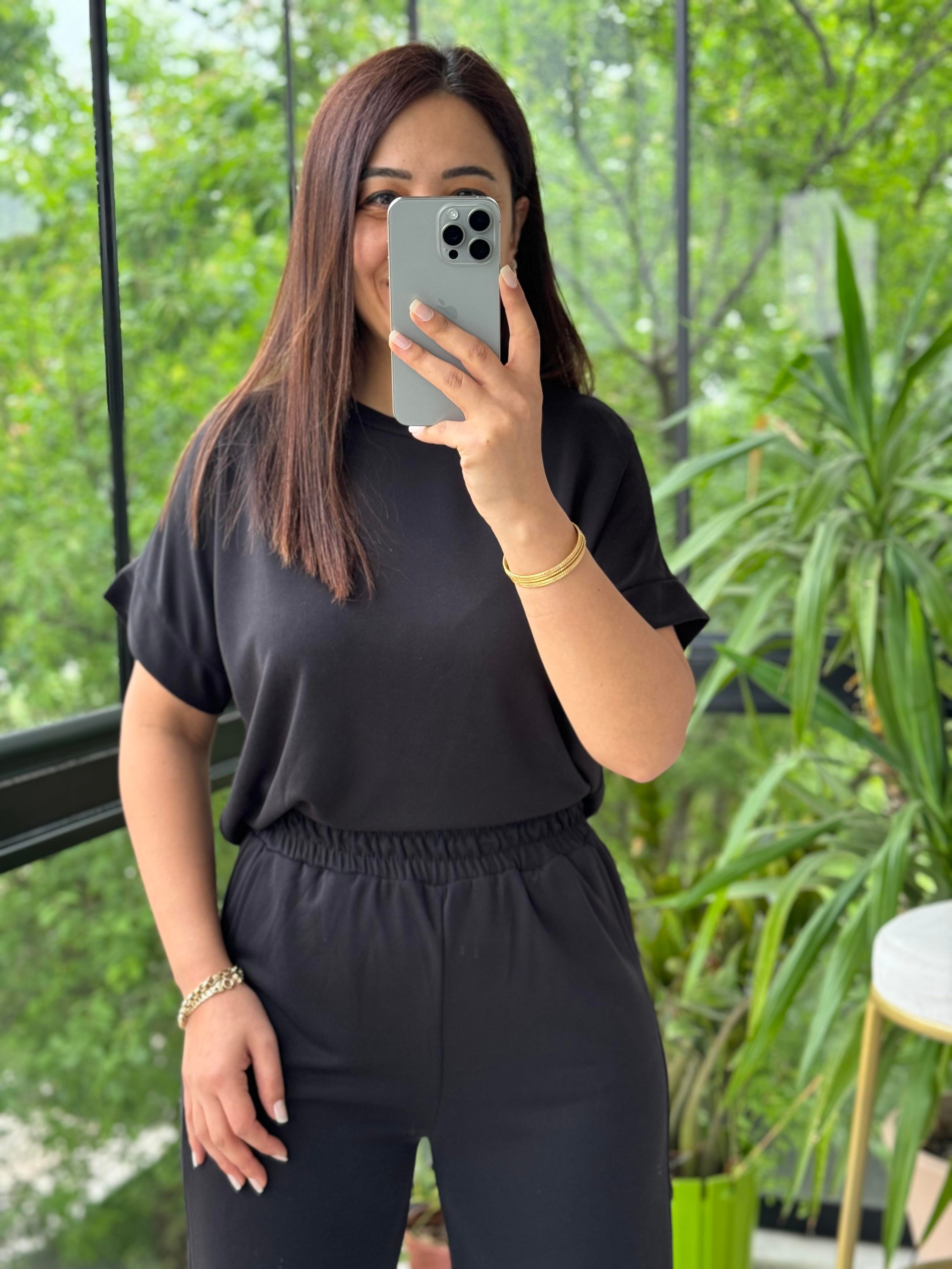 Tişört Pantolon Takım Siyah