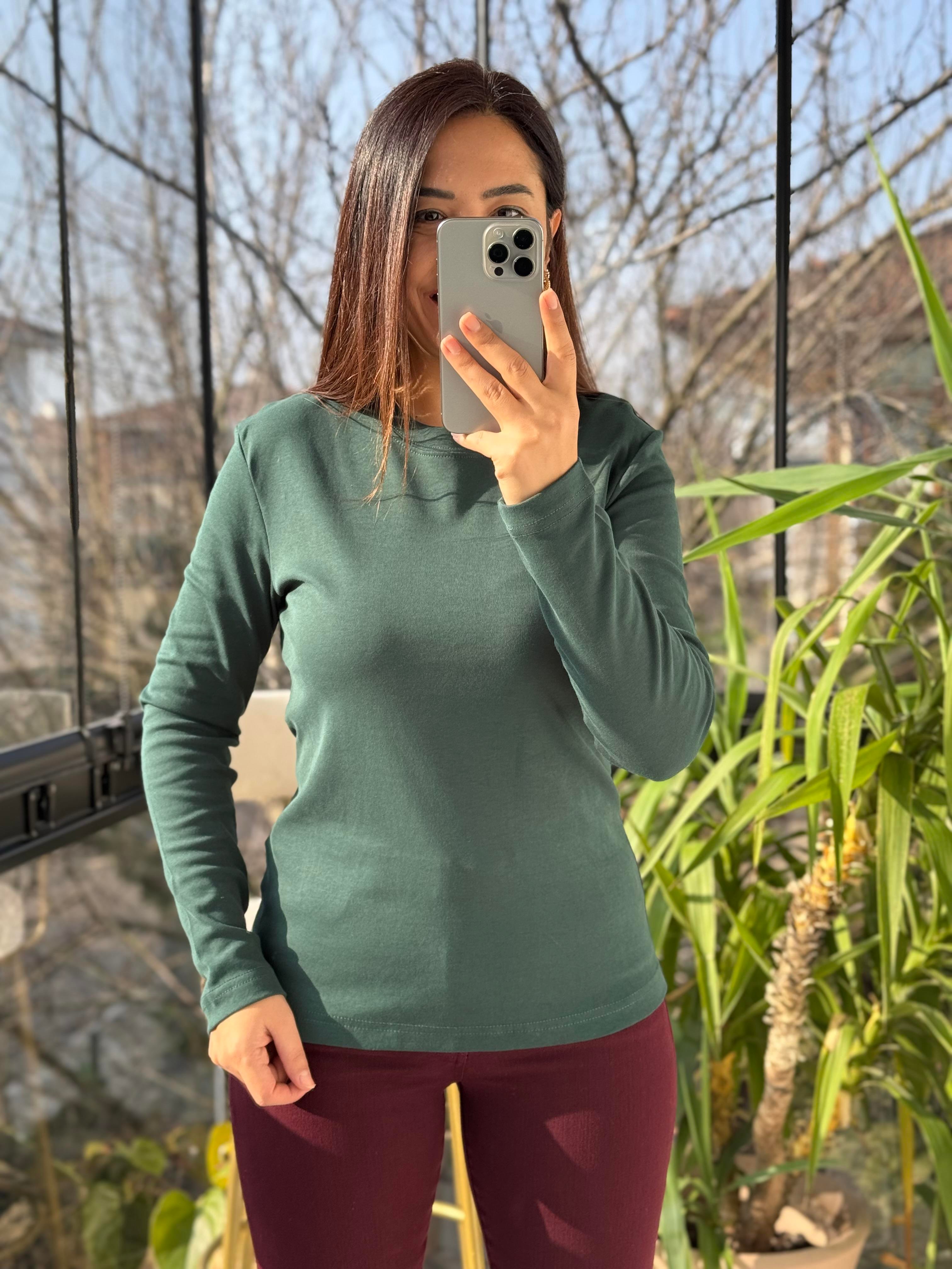 Uzun Kol Penye Yeşil