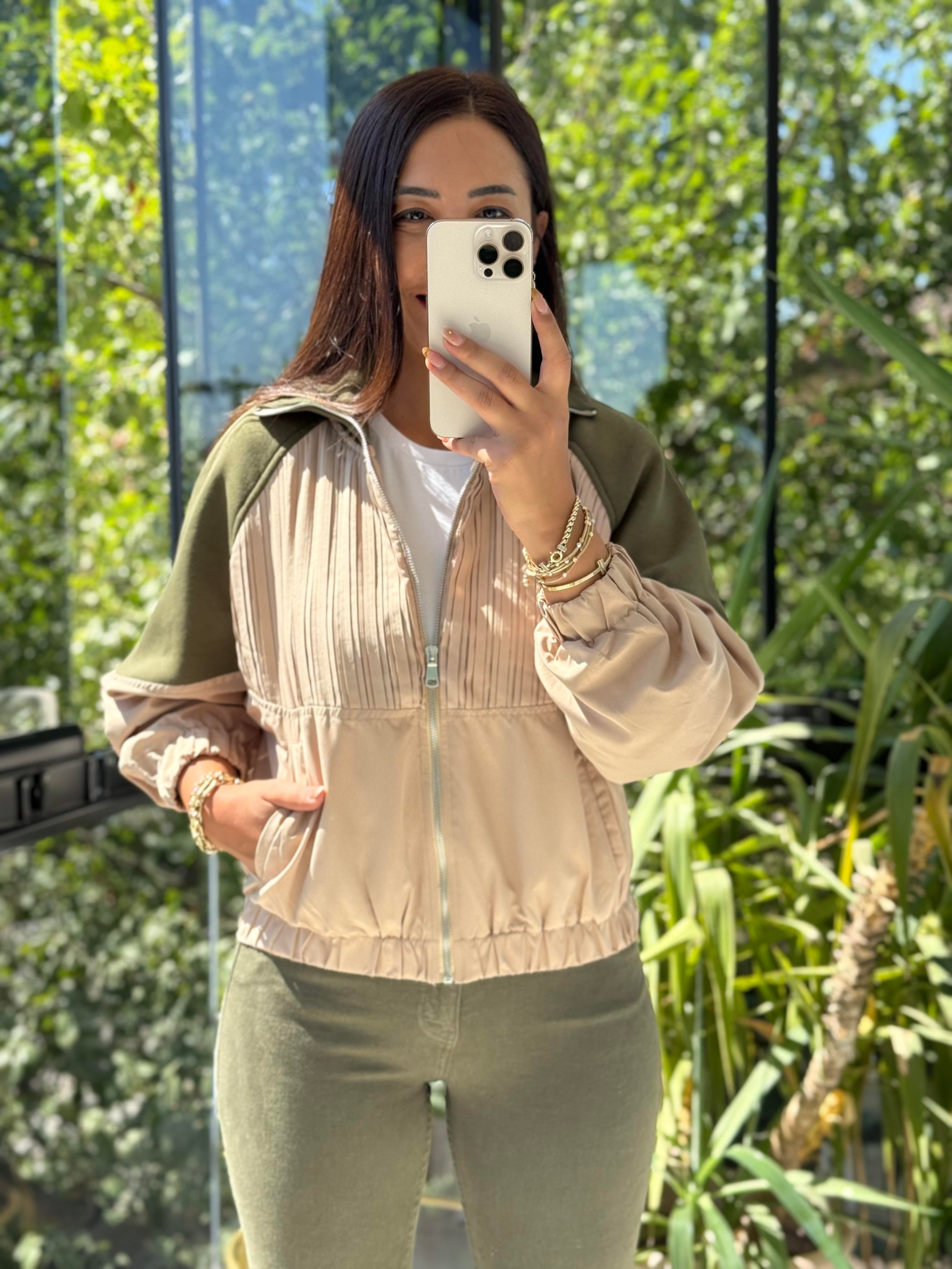 Zra Tasarım Bomber Ceket Bej