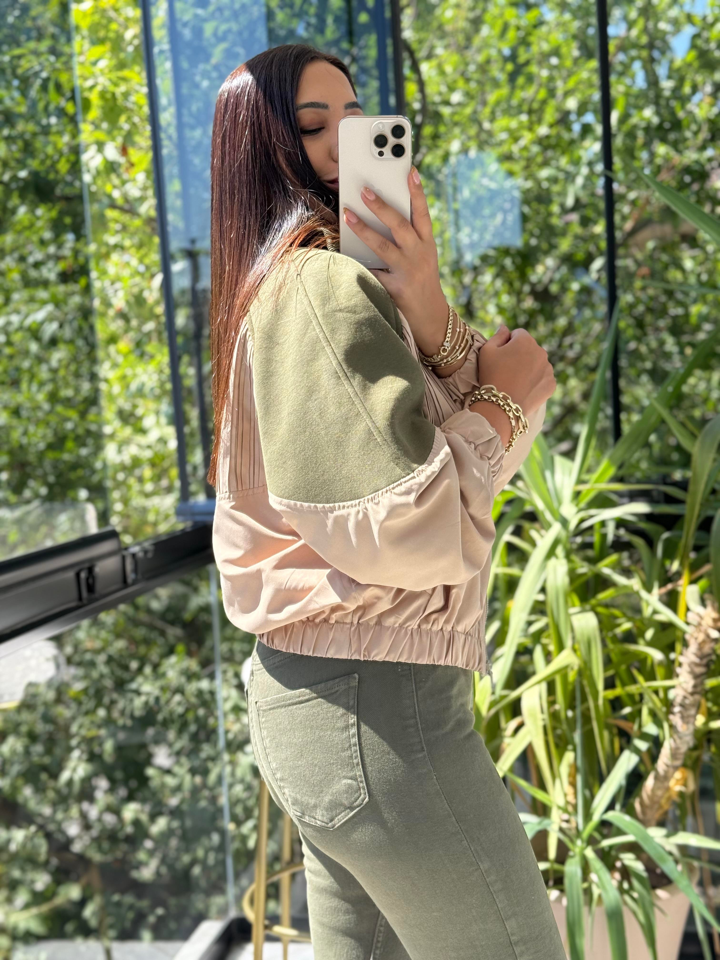 Zra Tasarım Bomber Ceket Bej