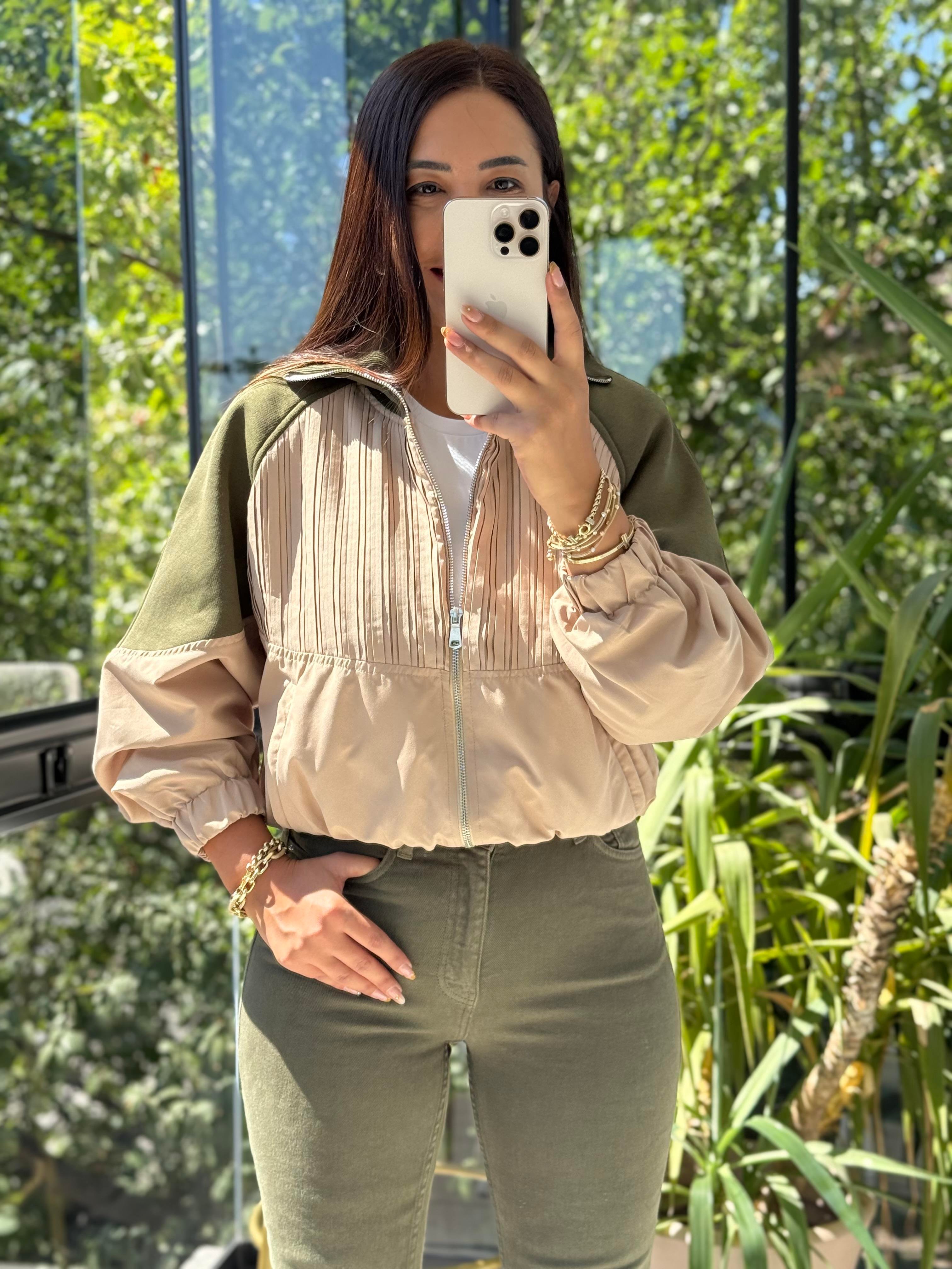 Zra Tasarım Bomber Ceket Bej