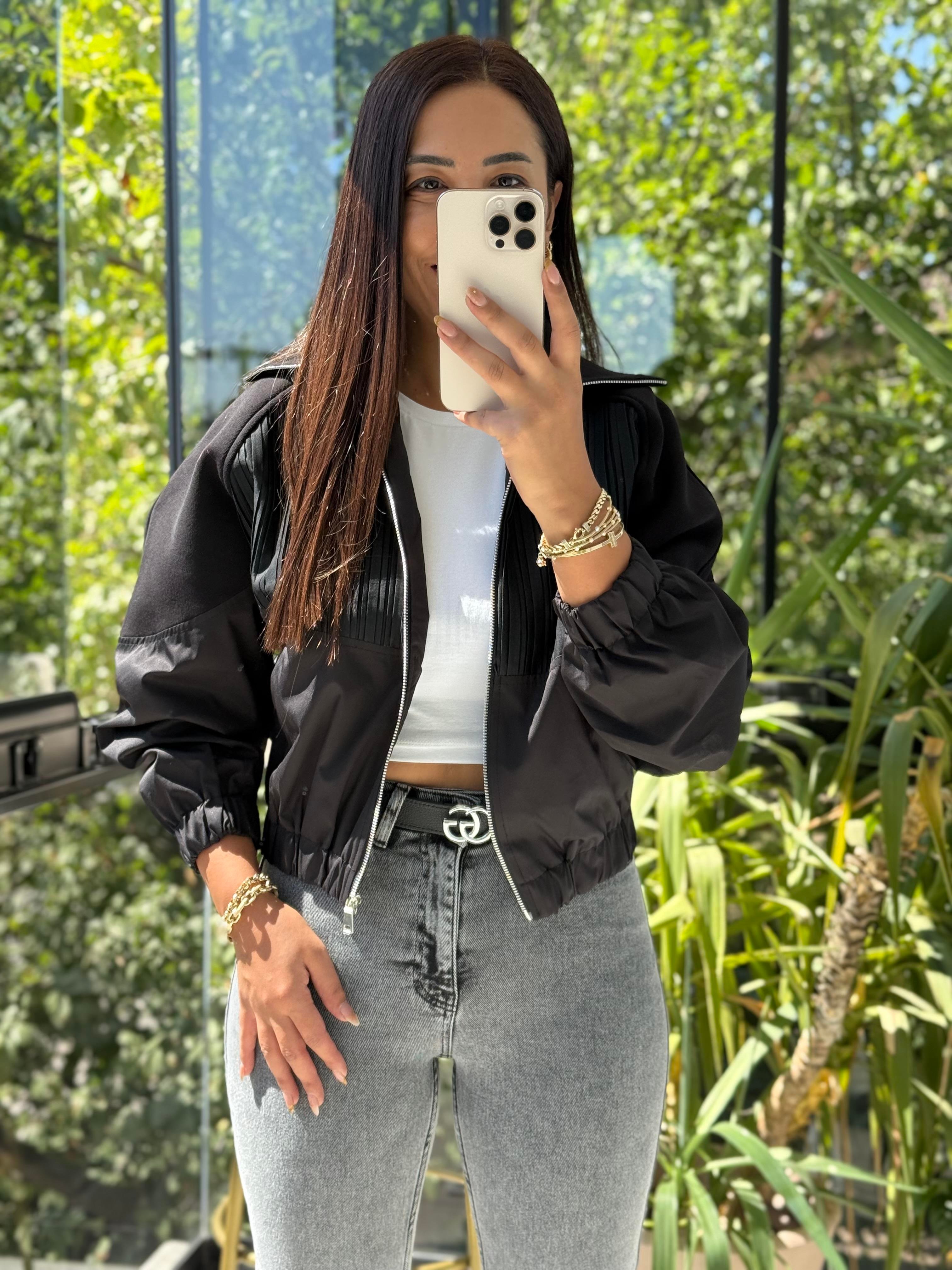 Zra Tasarım Bomber Ceket Siyah