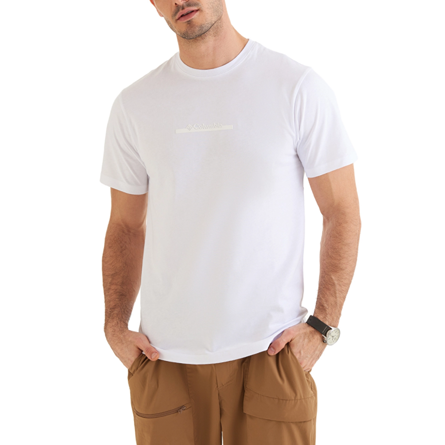 COLUMBİAColumbia CSC M BAR SPLIT GRAPHIC SS TEE ERKEK T-SHİRT