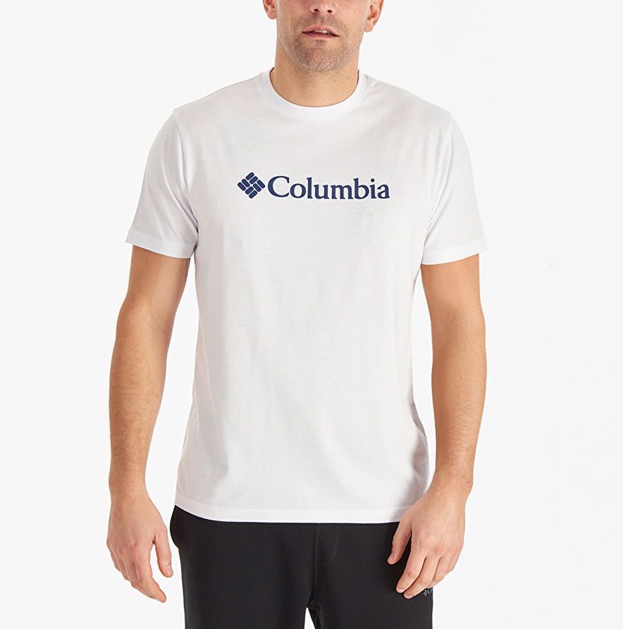COLUMBIAColumbia Csc M Basic Big Logo Brushed ss Tee Erkek Tshirt