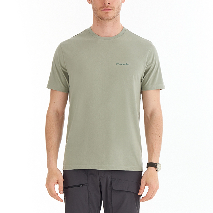 COLUMBIAColumbia Csc M Basic Big Logo Brushed ss Tee Erkek Tshirt
