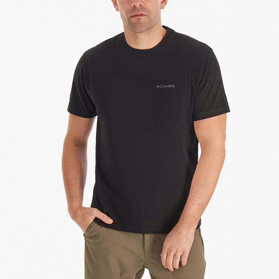 COLUMBIAColumbia Csc M Basic Big Logo Brushed ss Tee Erkek Tshirt
