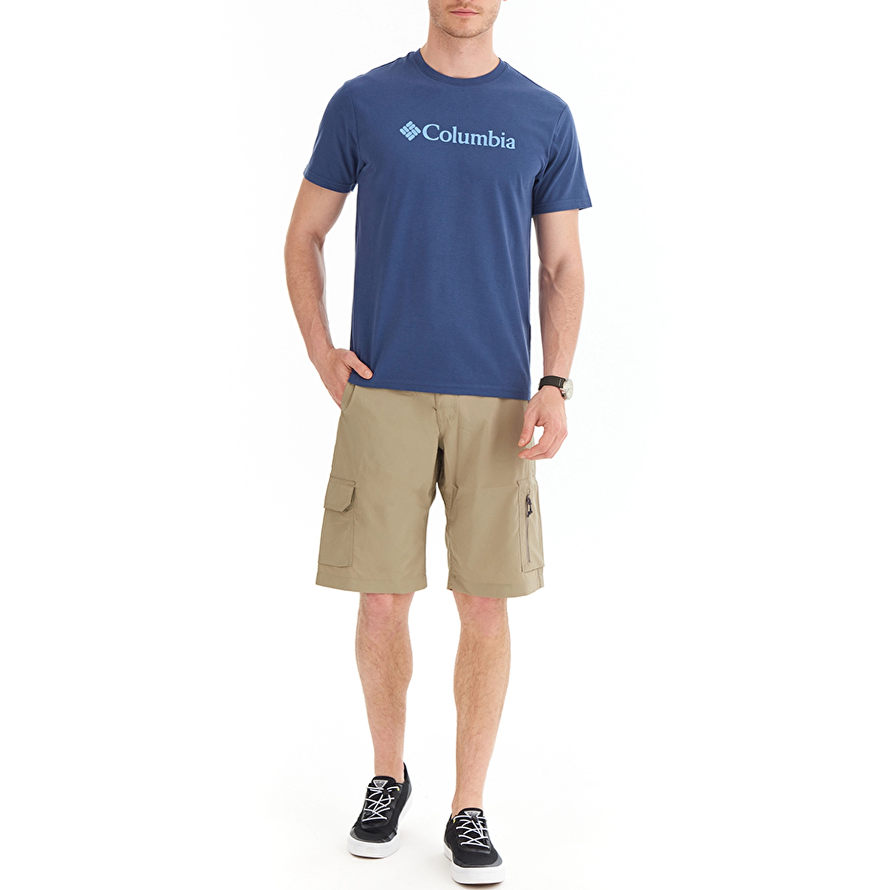 COLUMBIAColumbia Csc M Basic Big Logo Brushed ss Tee Erkek Tshirt