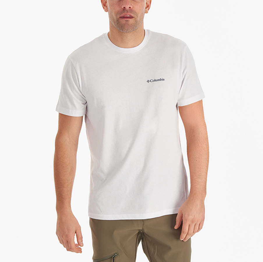 COLUMBIAColumbia Csc M Basic Big Logo Brushed ss Tee Erkek Tshirt