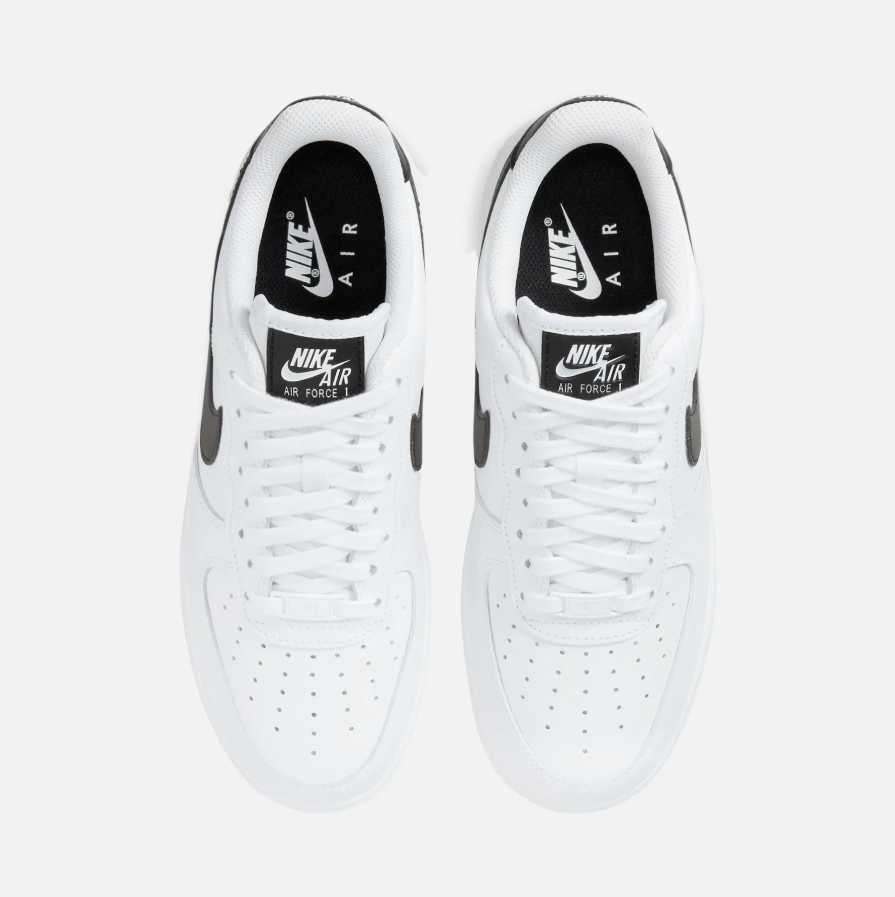 NIKENıke Aır Force 1'07 Kadın Beyaz Siyah Spor Ayakkabı