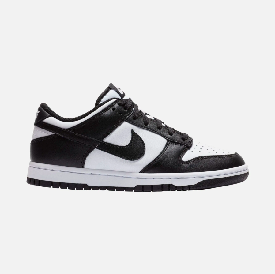 NIKENıke Dunk Low Retro Kadın Siyah Beyaz Spor Ayakkabı