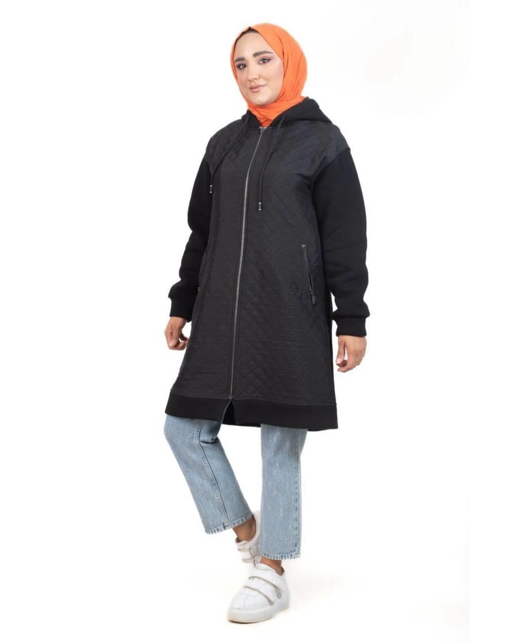 2407 Tripen Kapitone Kap SİYAH