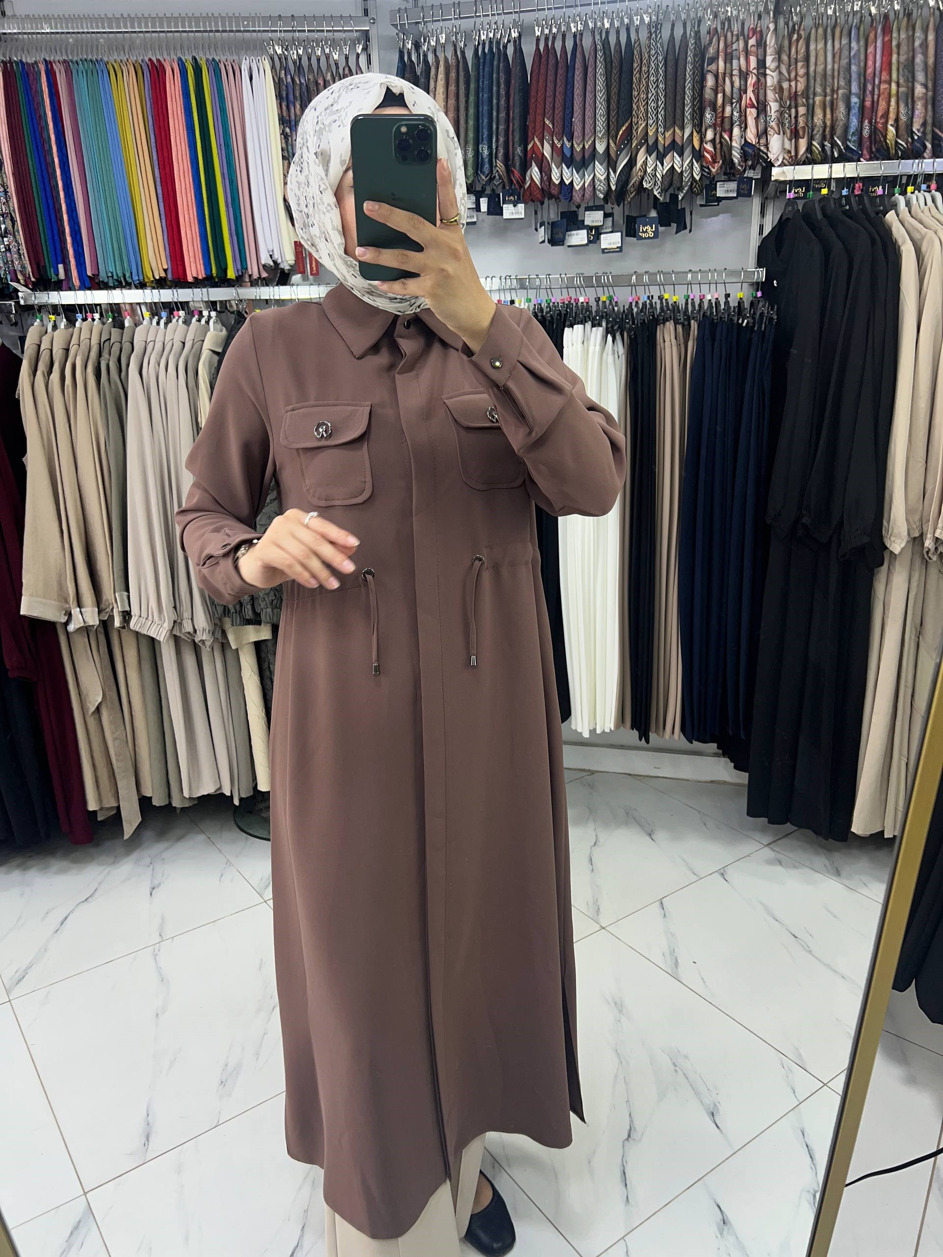 25403 Moda Perfect Uzun Tunik TABA
