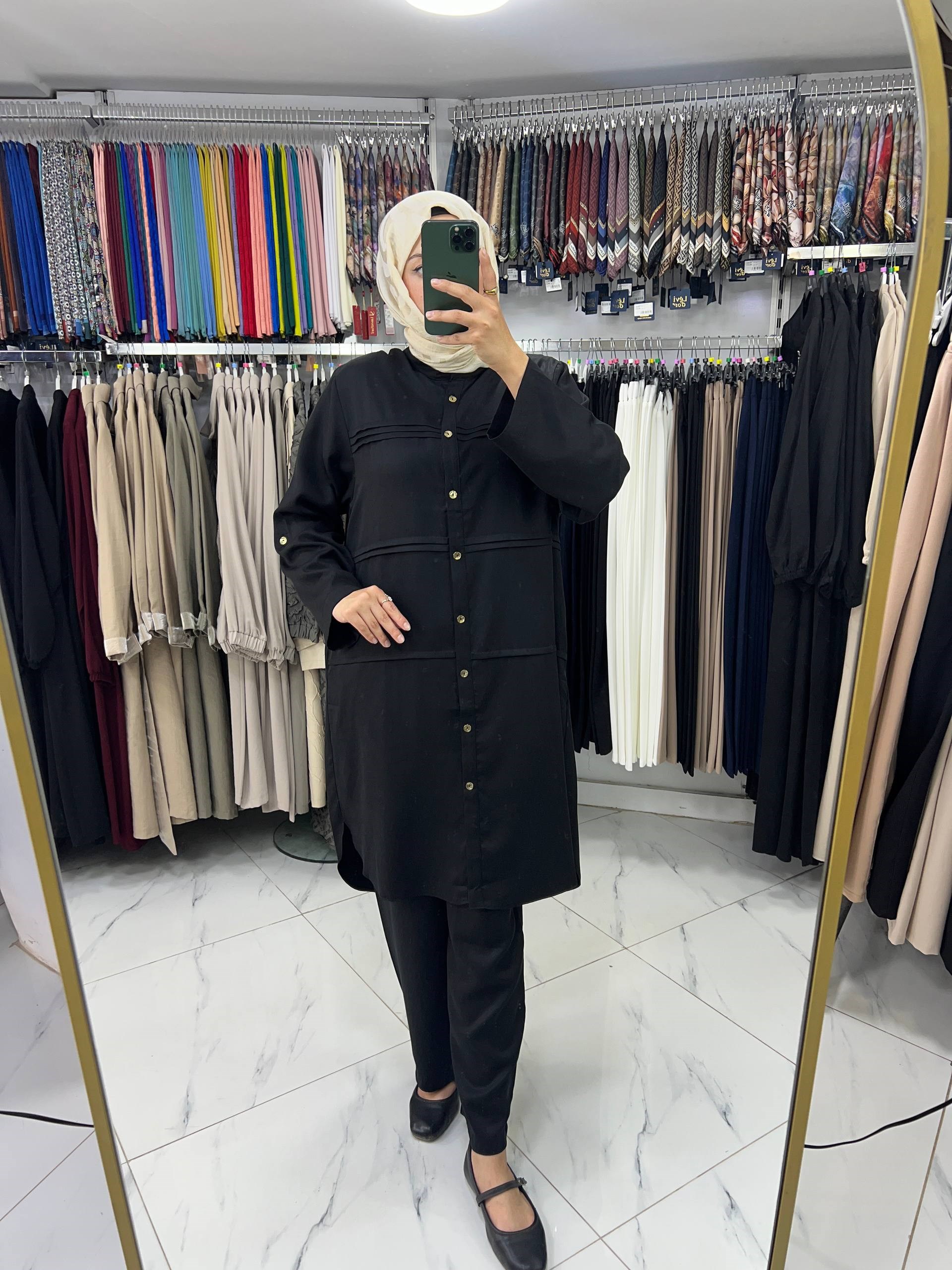 261826 Micca Plus Pantolonlu Takım SİYAH