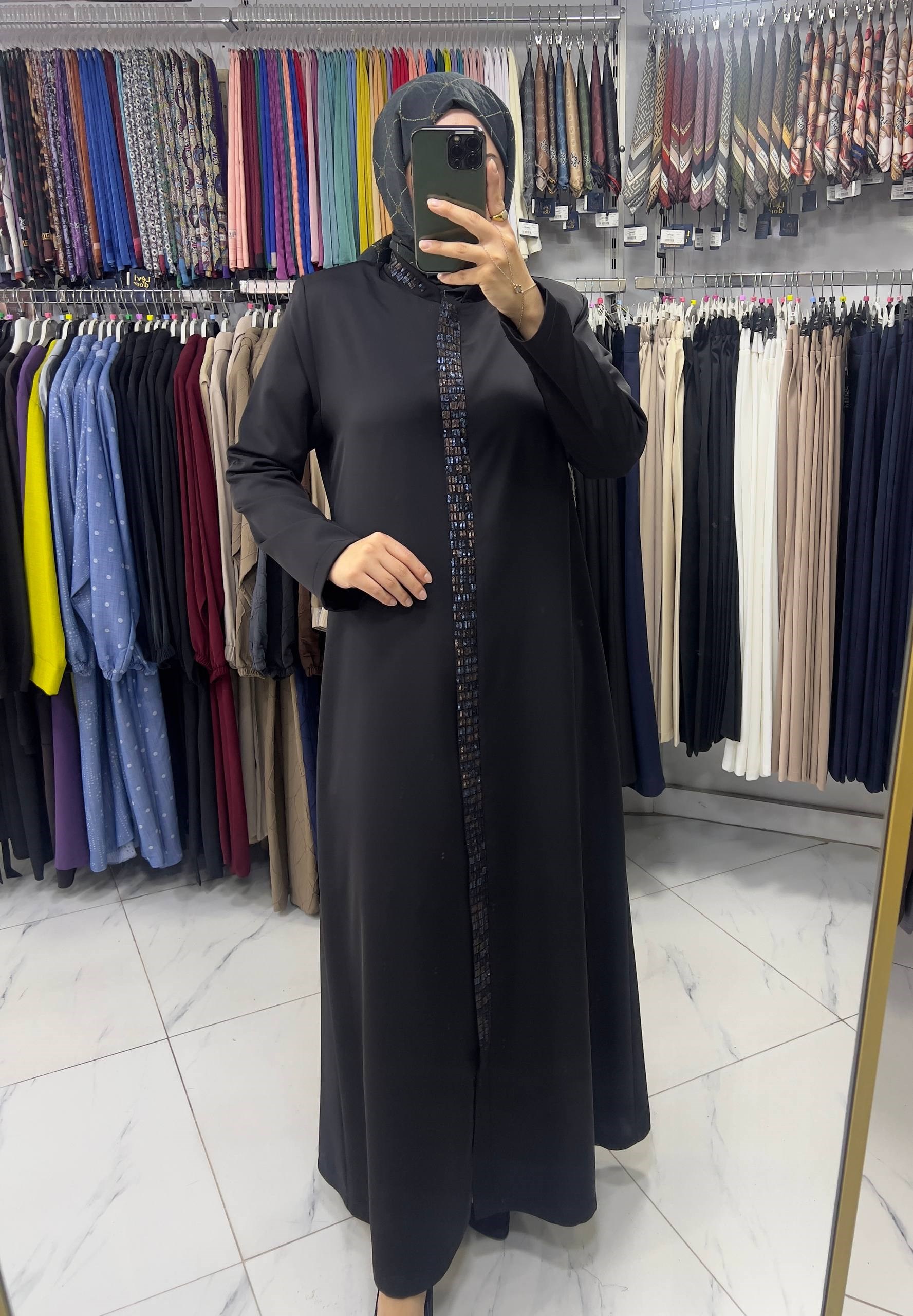 6223 Derin Store Ferace SİYAH