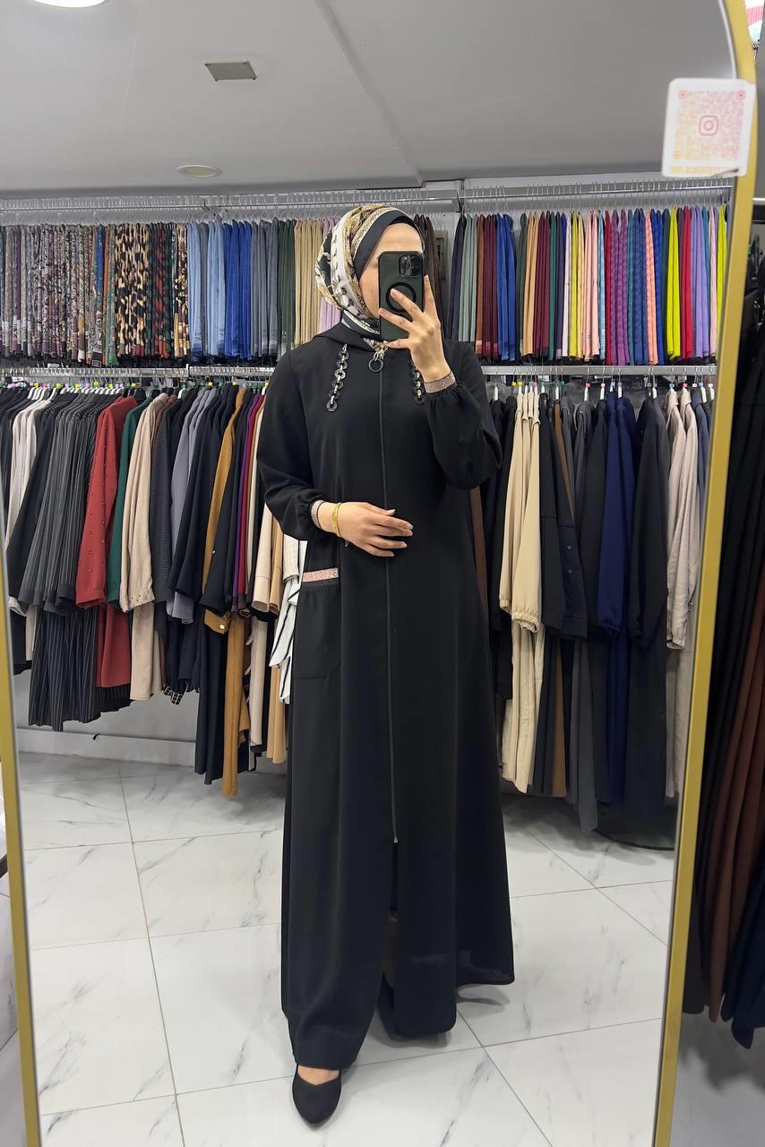 9016 Elif Ergün Ferace SİYAH