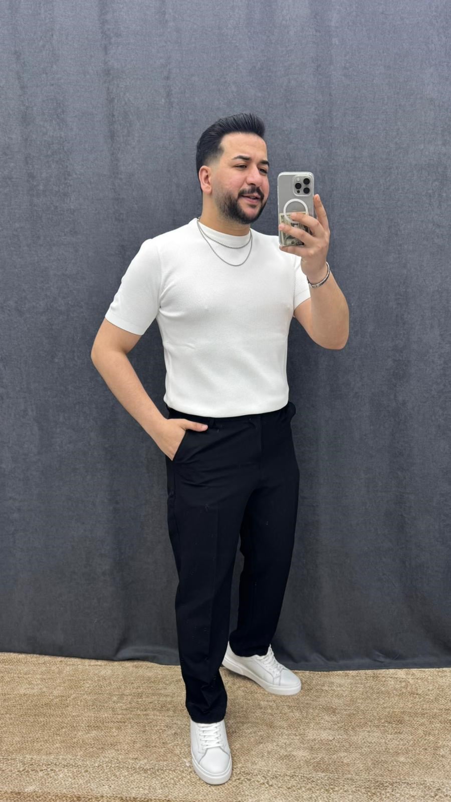 Yumuşacık Örme Basic Triko Beyaz