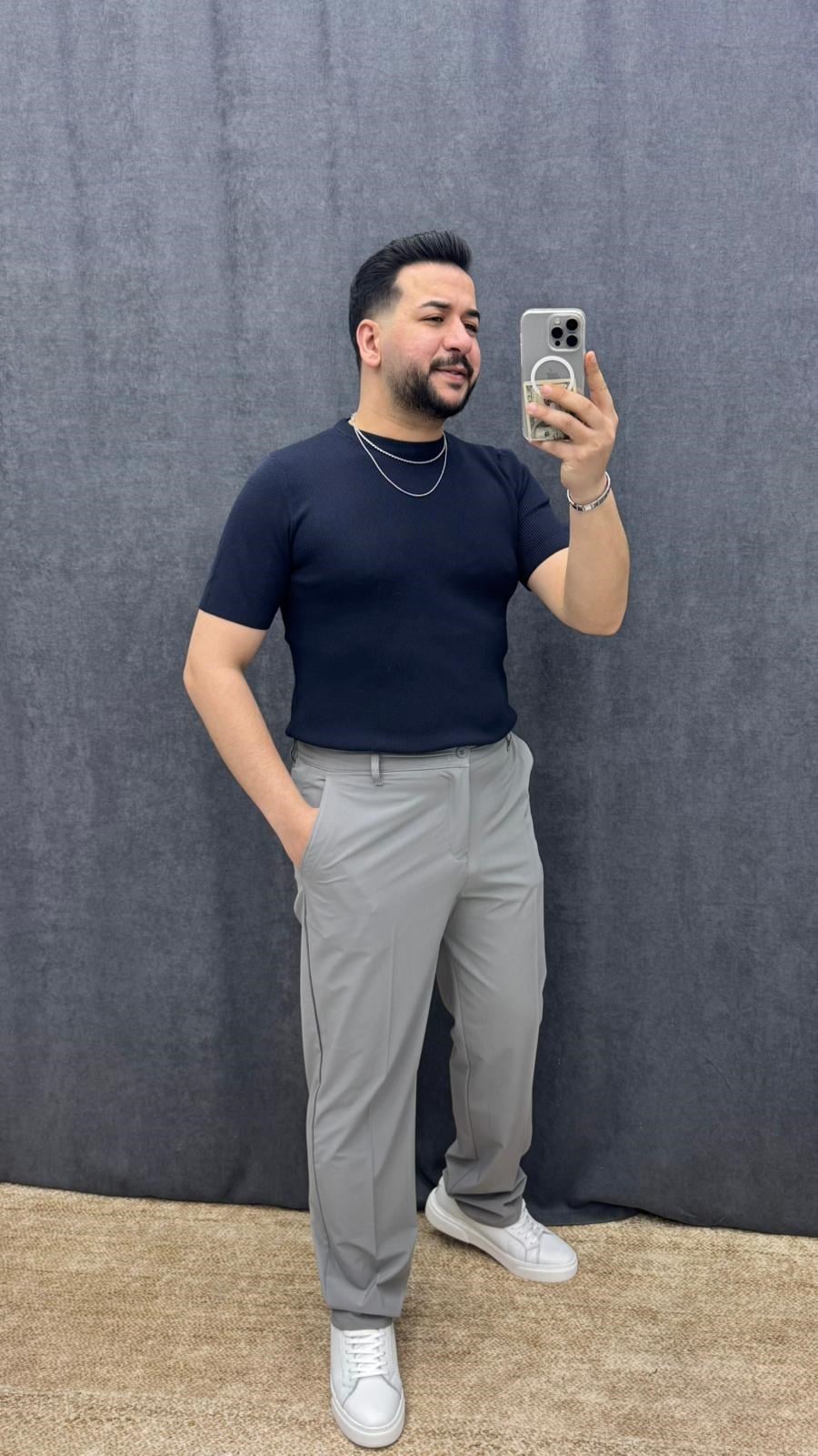 Yumuşacık Örme Basic Triko Lacivert