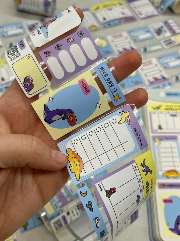  Ejderha Temalı Tek Tek Çıkartmalı Haftalık-Aylık Planlayıcı Motivasyon Stickerı Washi Bant/Etiket/Bullet Journal
