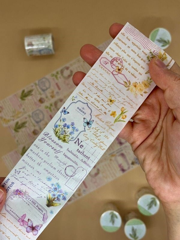  Seyahat Günlüğü Temalı Washi Bant/ Washi Tape/ Sticker/ Bullet Journal