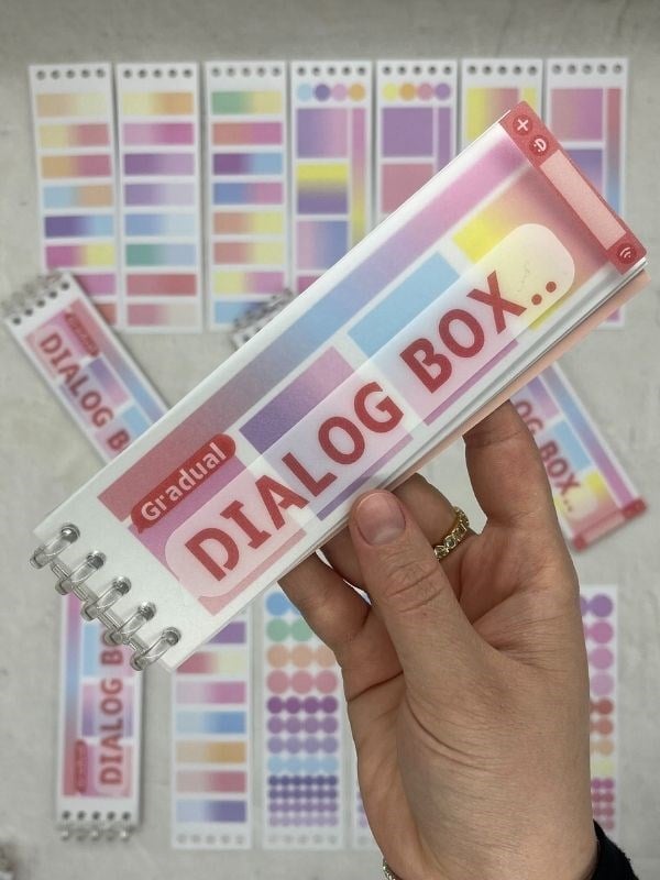 20 Yaprak 328 Adet Binderli Kırmızı Tonları Planlayıcı İndeks/İndex Sticker/Postit/Etiket/Çıkartma/Post-it