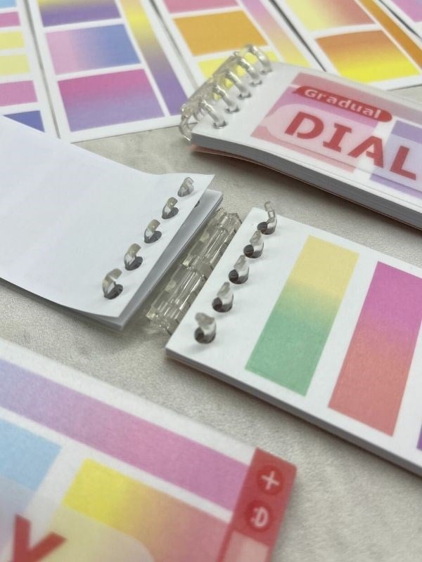 20 Yaprak 328 Adet Binderli Kırmızı Tonları Planlayıcı İndeks/İndex Sticker/Postit/Etiket/Çıkartma/Post-it