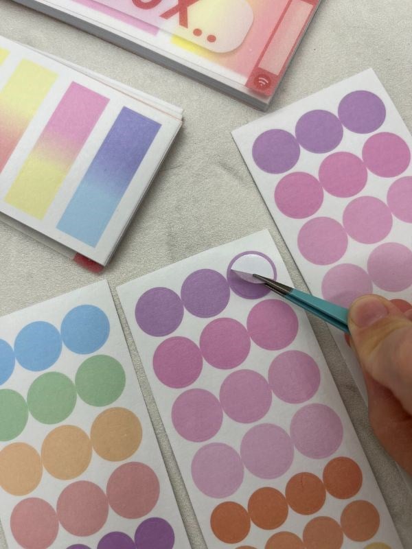 20 Yaprak 328 Adet Binderli Kırmızı Tonları Planlayıcı İndeks/İndex Sticker/Postit/Etiket/Çıkartma/Post-it