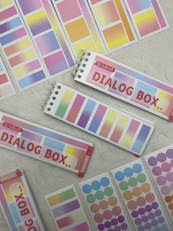 20 Yaprak 328 Adet Binderli Kırmızı Tonları Planlayıcı İndeks/İndex Sticker/Postit/Etiket/Çıkartma/Post-it