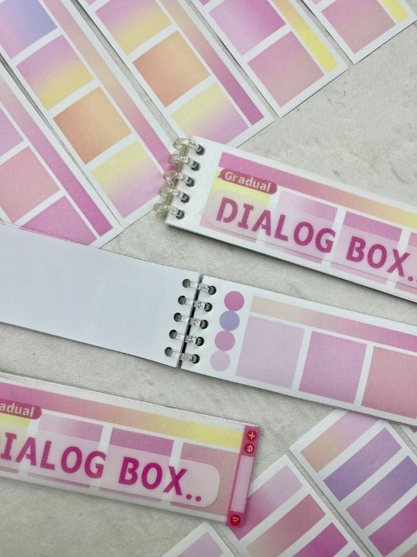 20 Yaprak 328 Adet Binderli Pembe Tonları Planlayıcı İndeks/İndex Sticker/Etiket/Çıkartma/Postit/Post-it