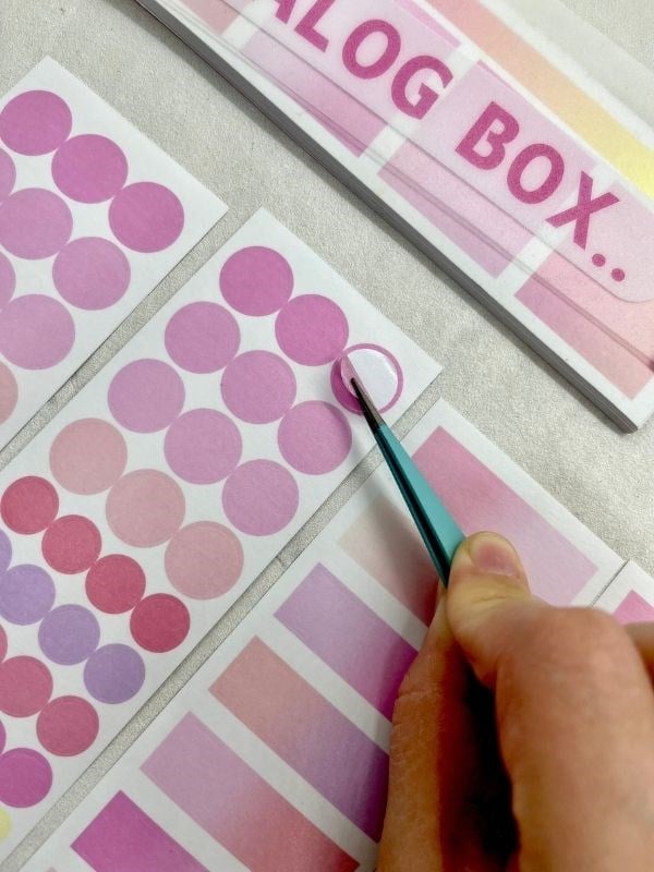 20 Yaprak 328 Adet Binderli Pembe Tonları Planlayıcı İndeks/İndex Sticker/Etiket/Çıkartma/Postit/Post-it