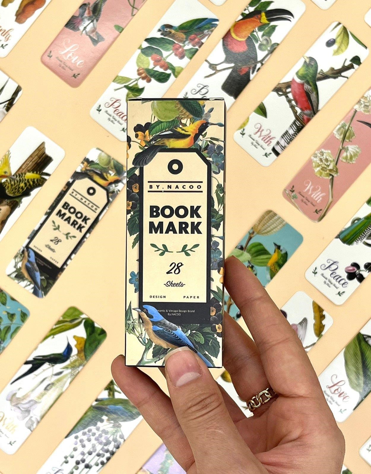 28'li Renk Renk Kuş Kitap Ayracı