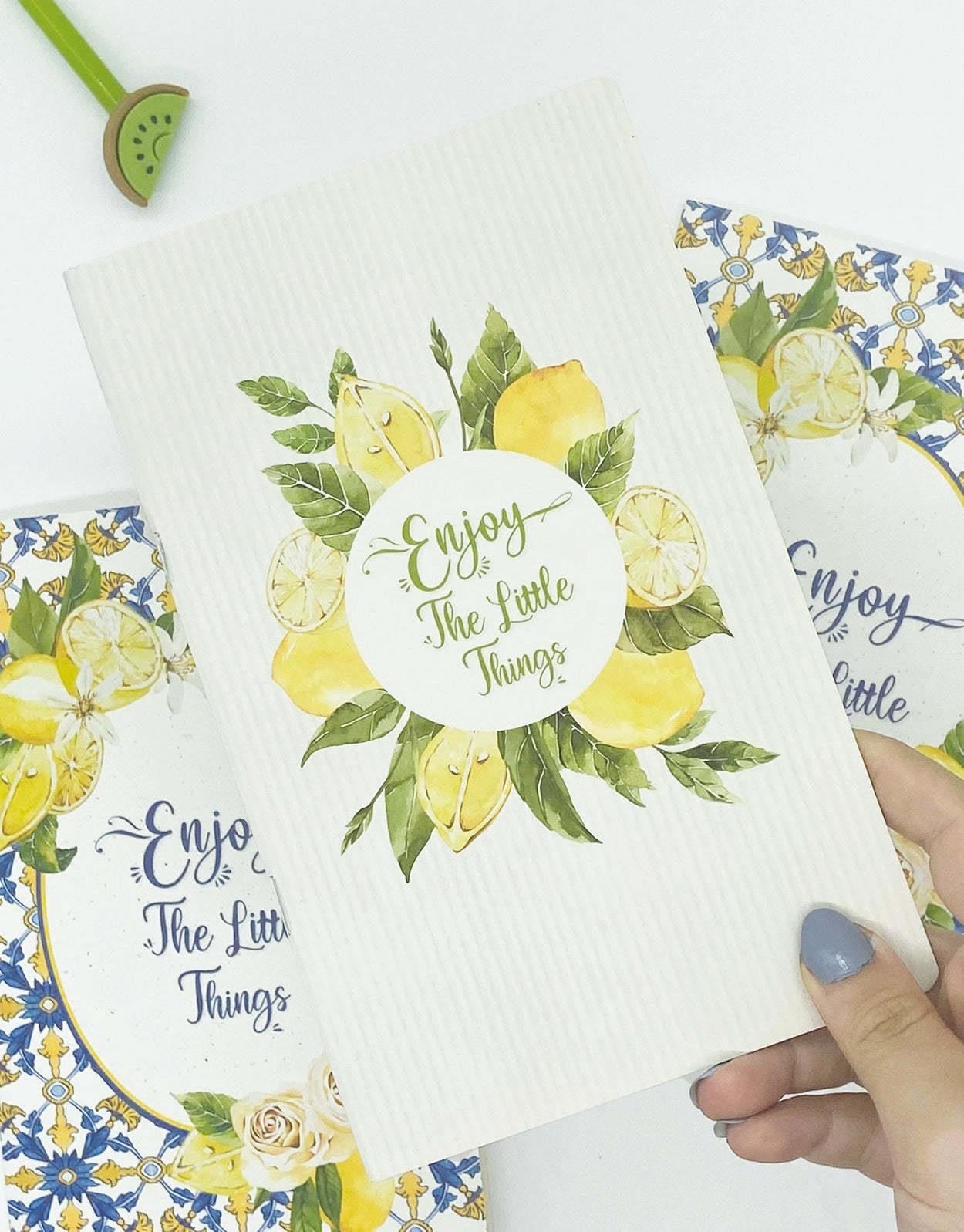 2'li Limon Defter Set