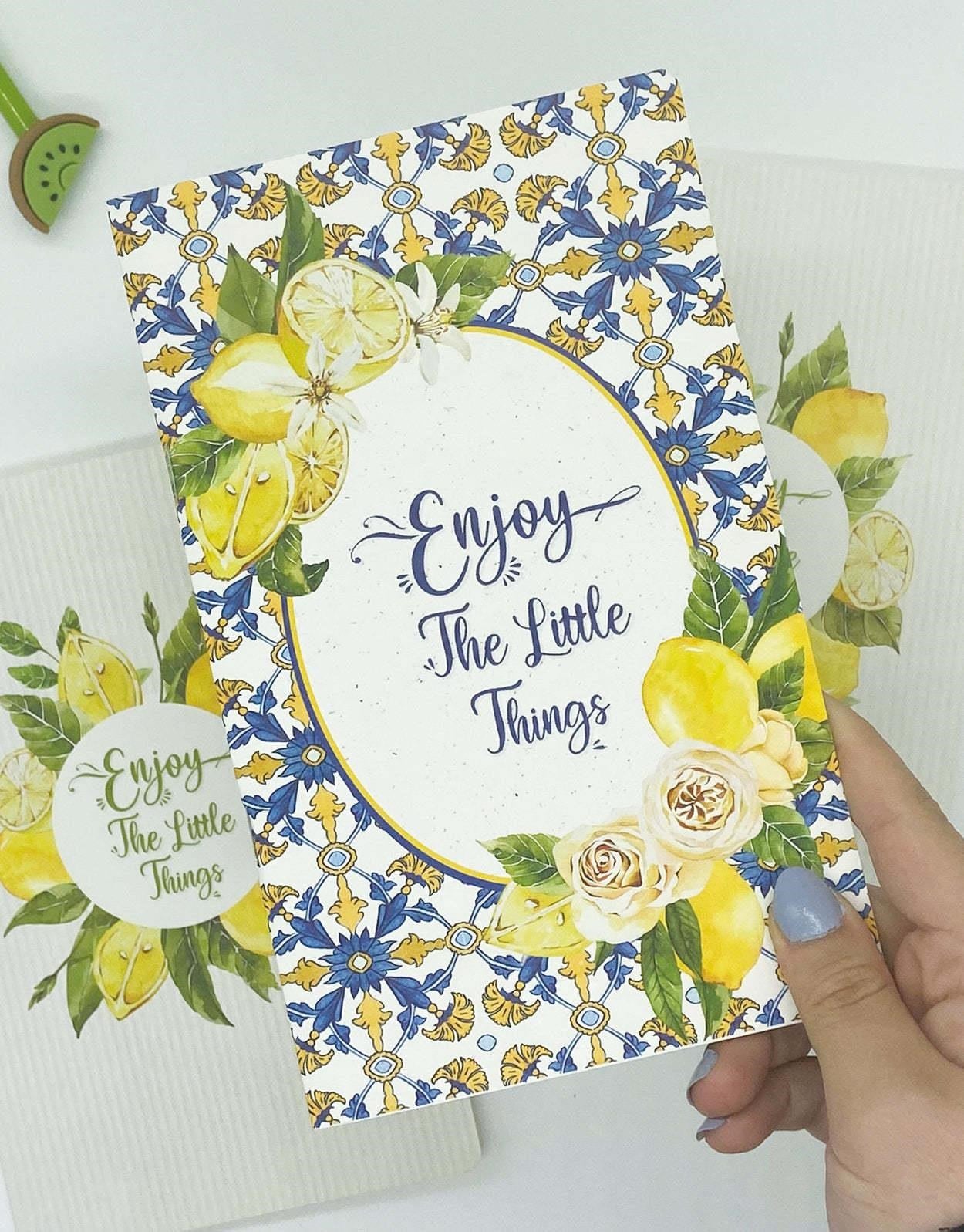 2'li Limon Defter Set