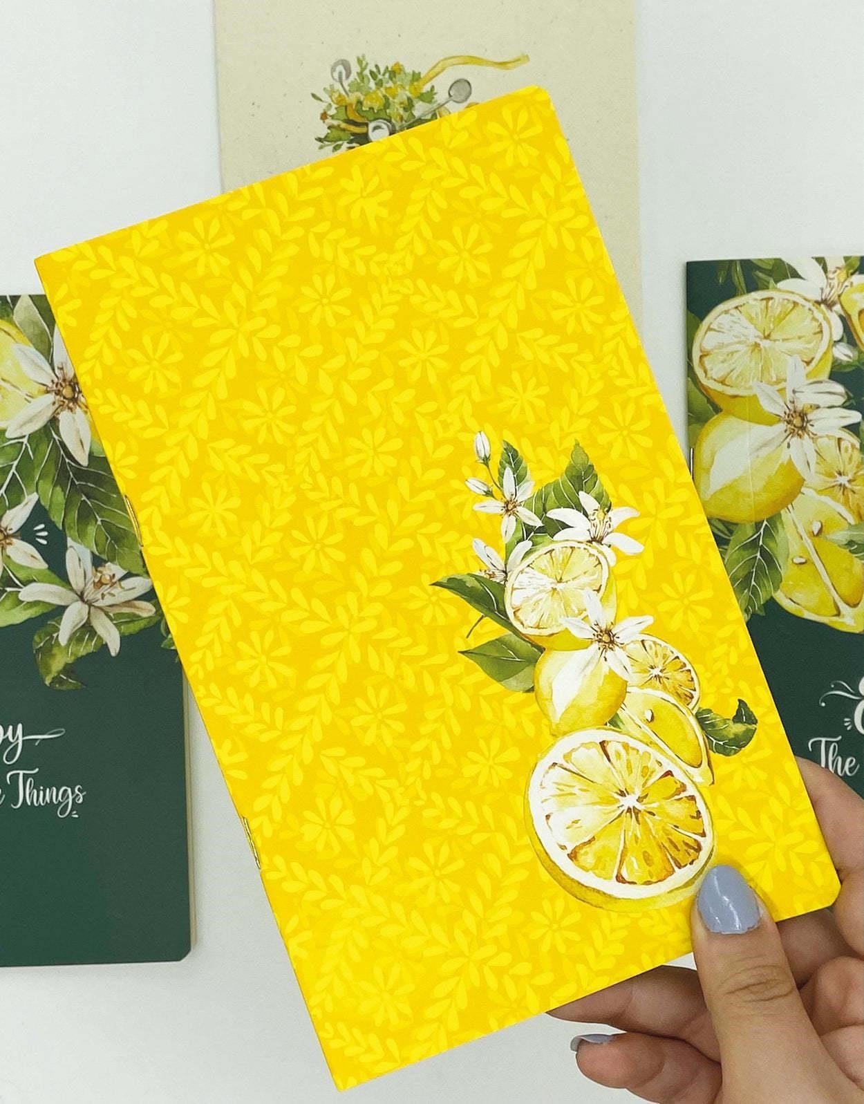 3'lü Limon Defter Set