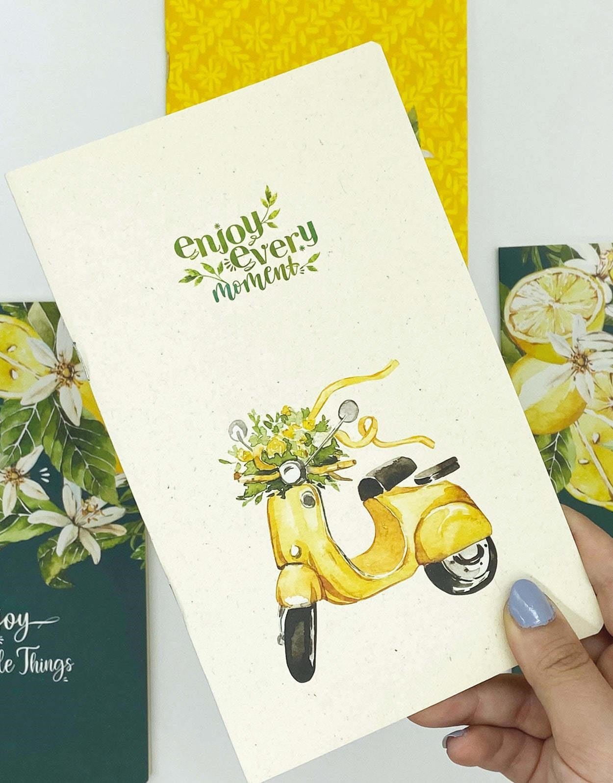 3'lü Limon Defter Set