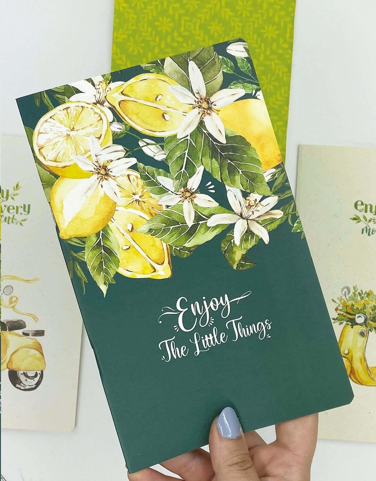 3'lü Limon Defter Set