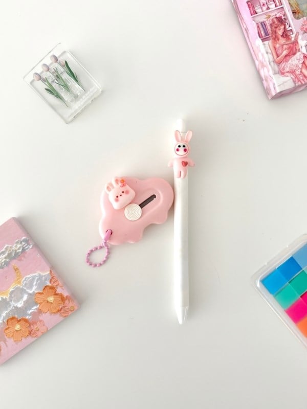 Aesthetic Spring Bloom İlkbahar Koleksiyonu 10 Parça Dev Hediyelik Set/Sticker/Kalem/Defter/Postit