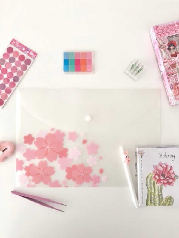 Aesthetic Spring Bloom İlkbahar Koleksiyonu 10 Parça Dev Hediyelik Set/Sticker/Kalem/Defter/Postit