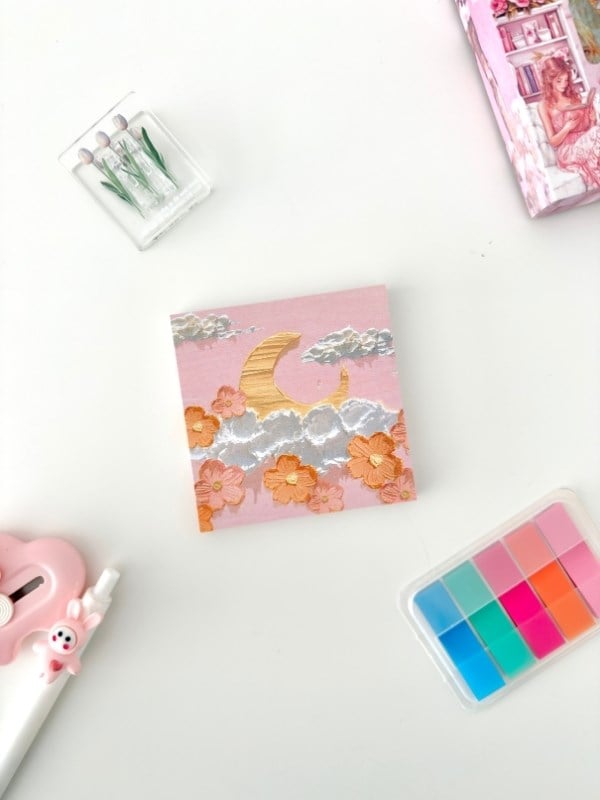 Aesthetic Spring Bloom İlkbahar Koleksiyonu 10 Parça Dev Hediyelik Set/Sticker/Kalem/Defter/Postit